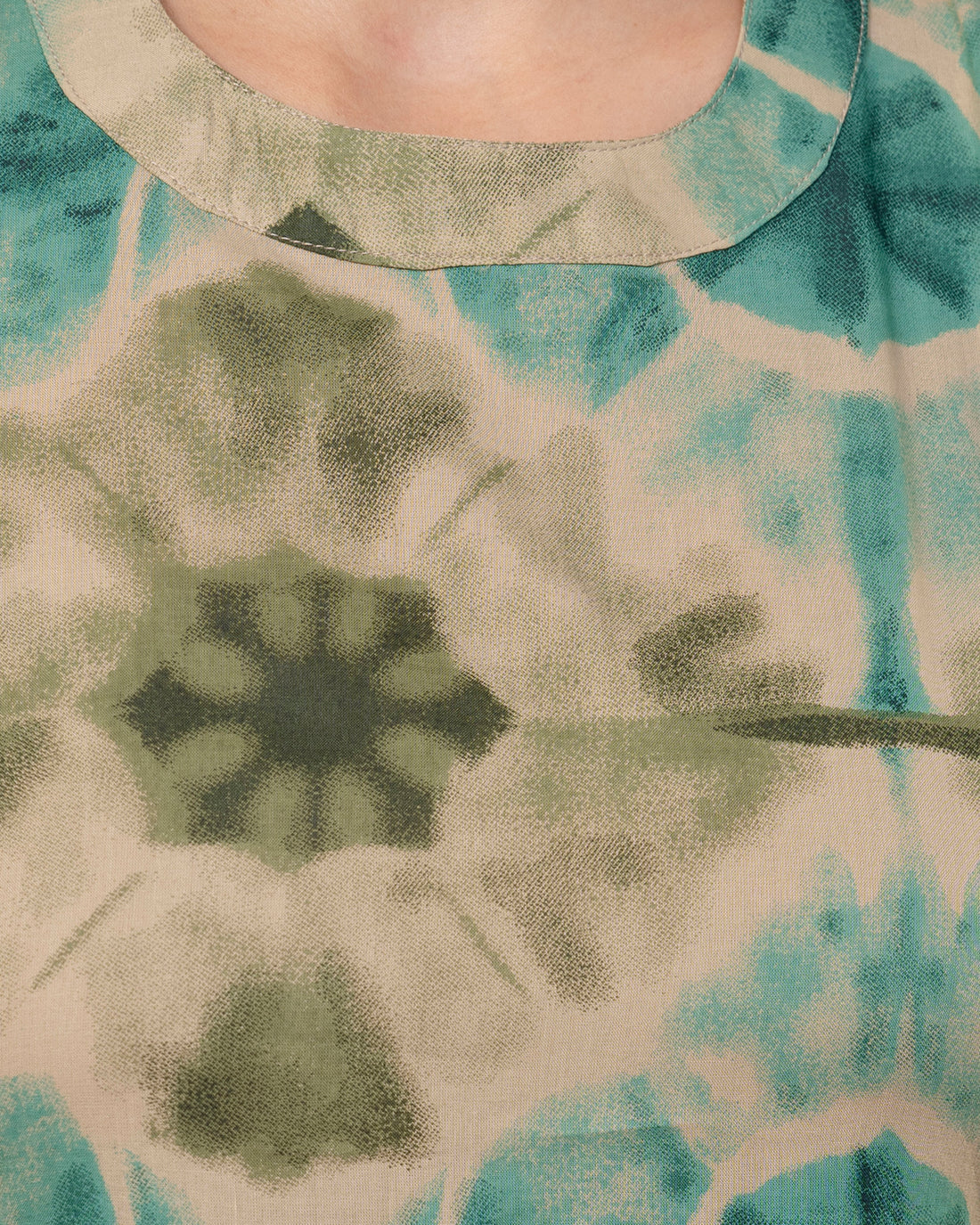 The 'Samara' Shibori Sleeveless A-Line Co-ord Set