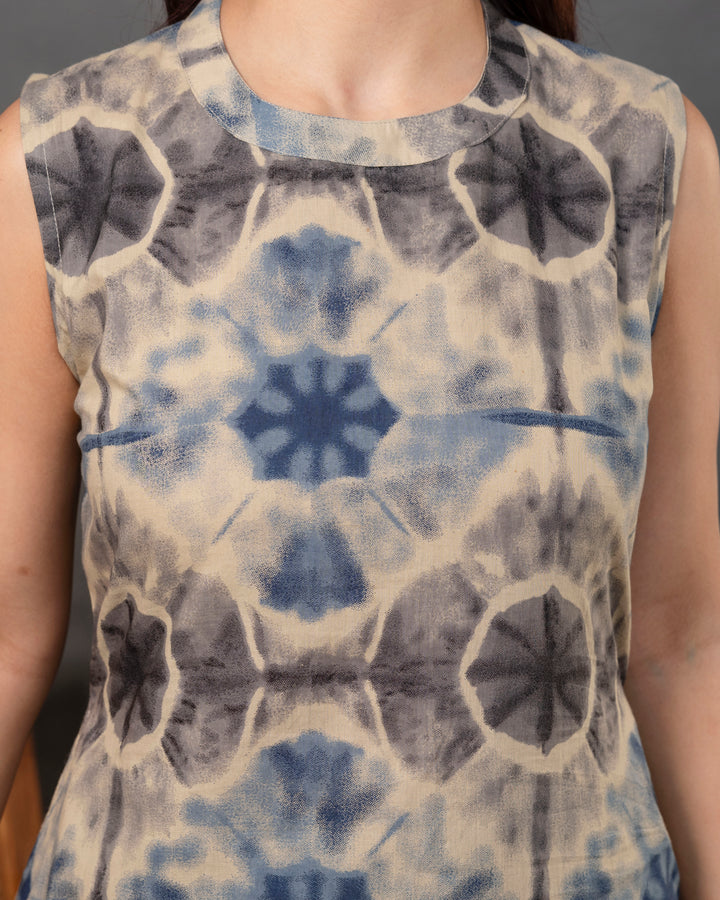 The 'Samara' Geometric Shibori Cord Set