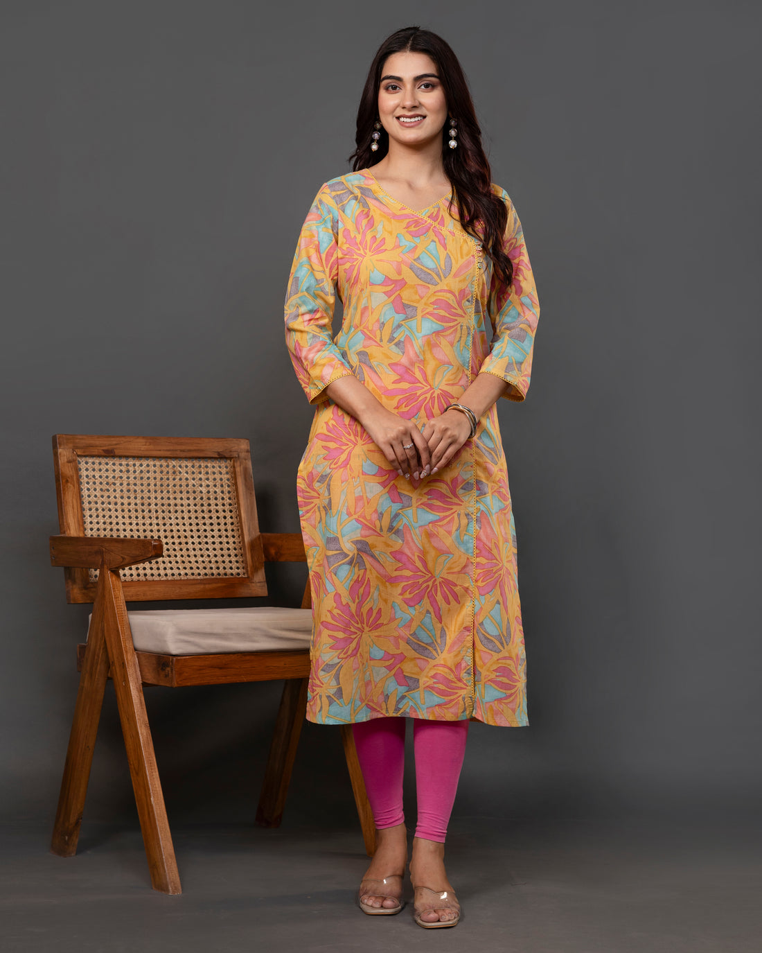 The 'Kesari' Angrakha Kurta