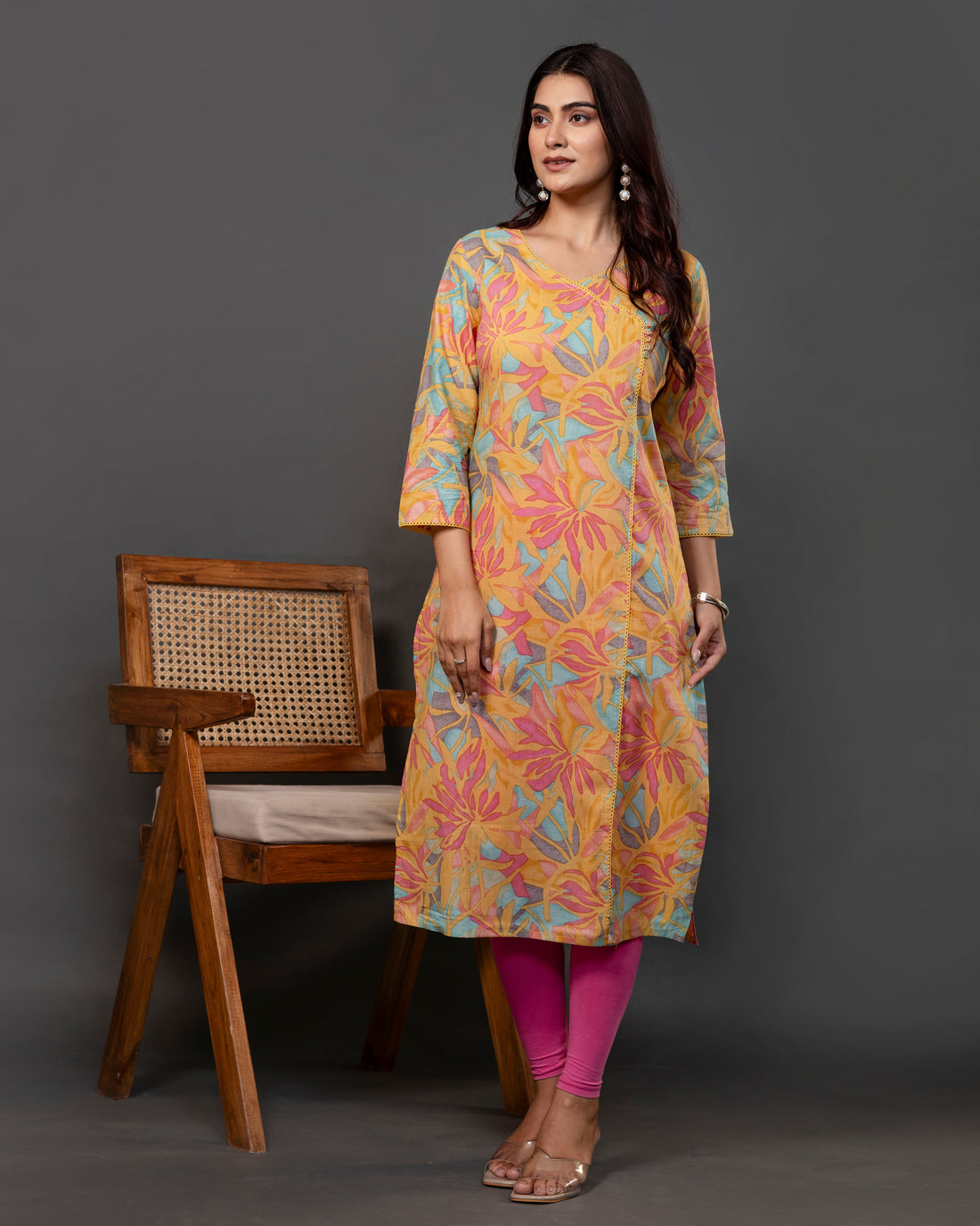 The 'Kesari' Angrakha Kurta