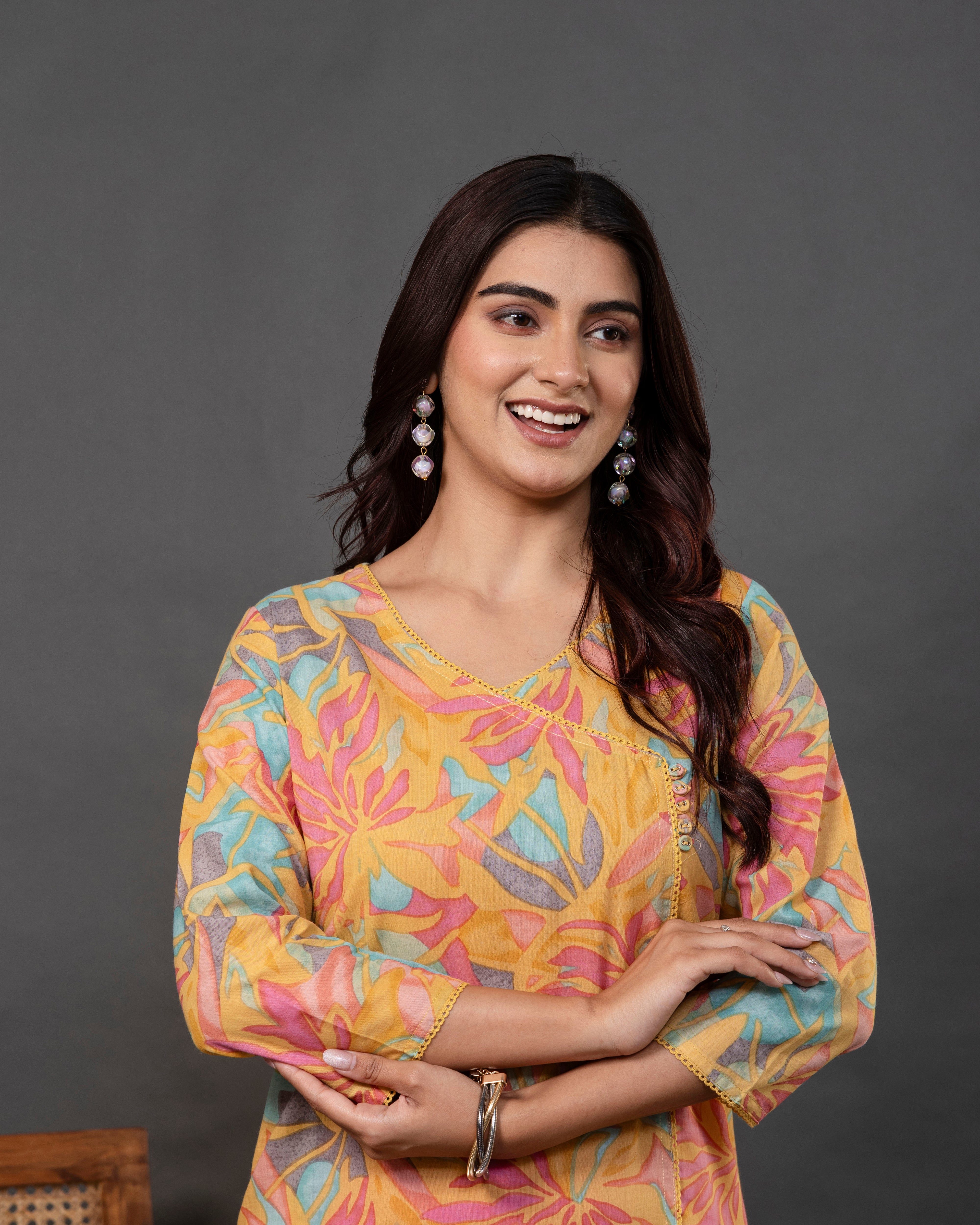 The 'Kesari' Angrakha Kurta