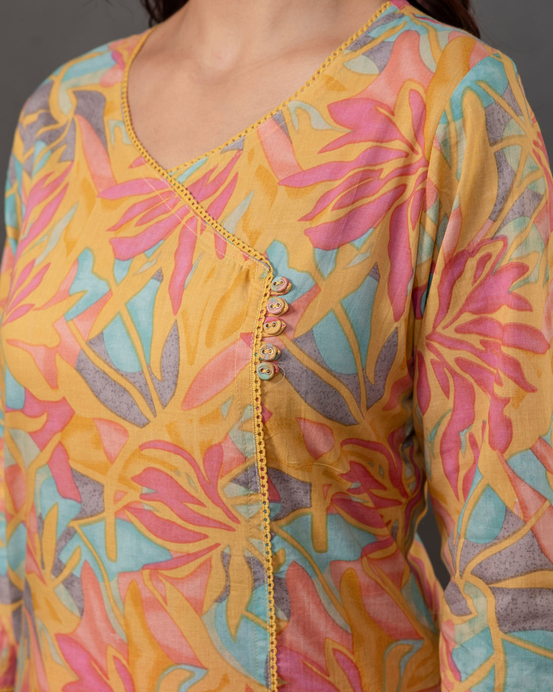 The 'Kesari' Angrakha Kurta