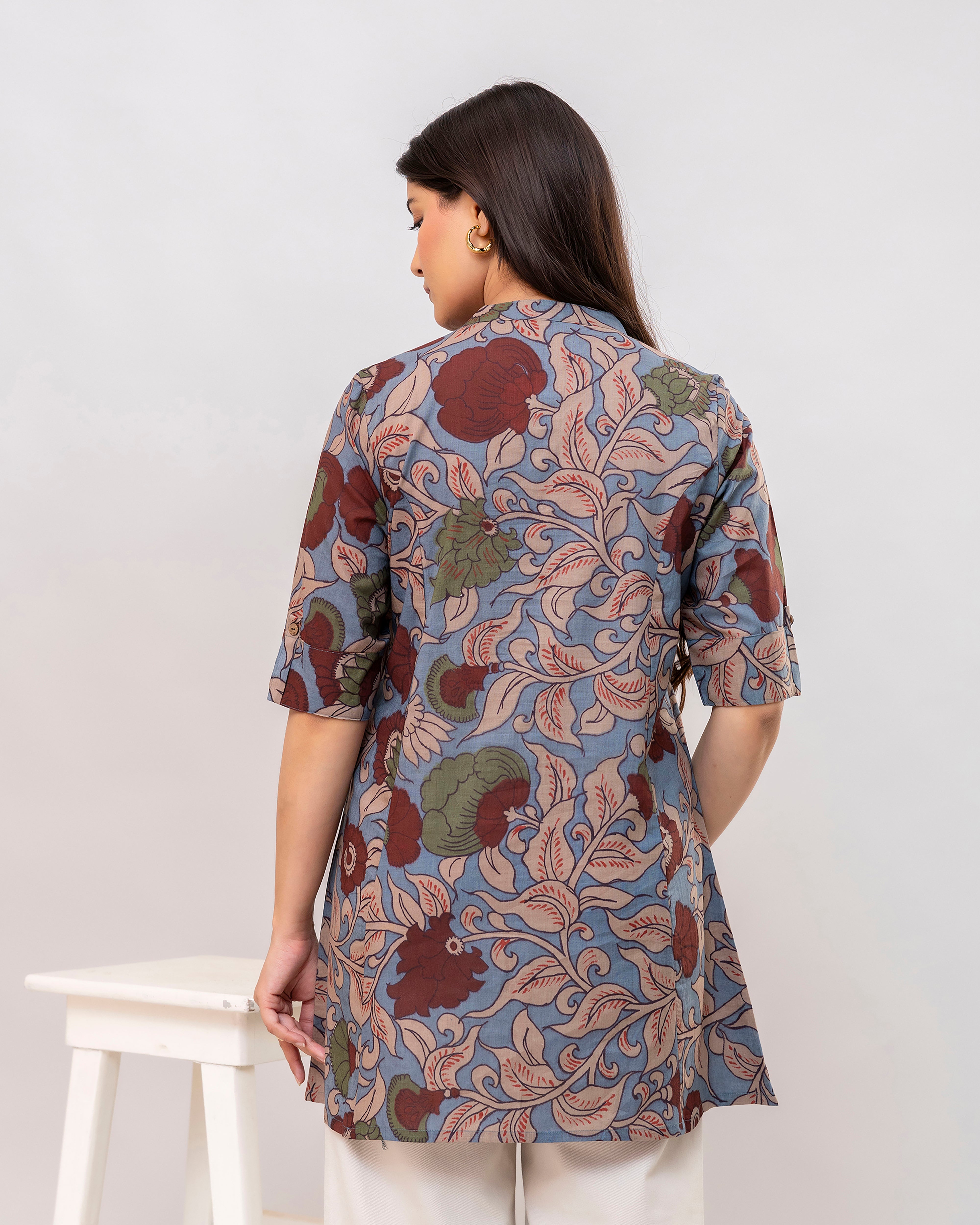 The Myra Kalamkari Short Top