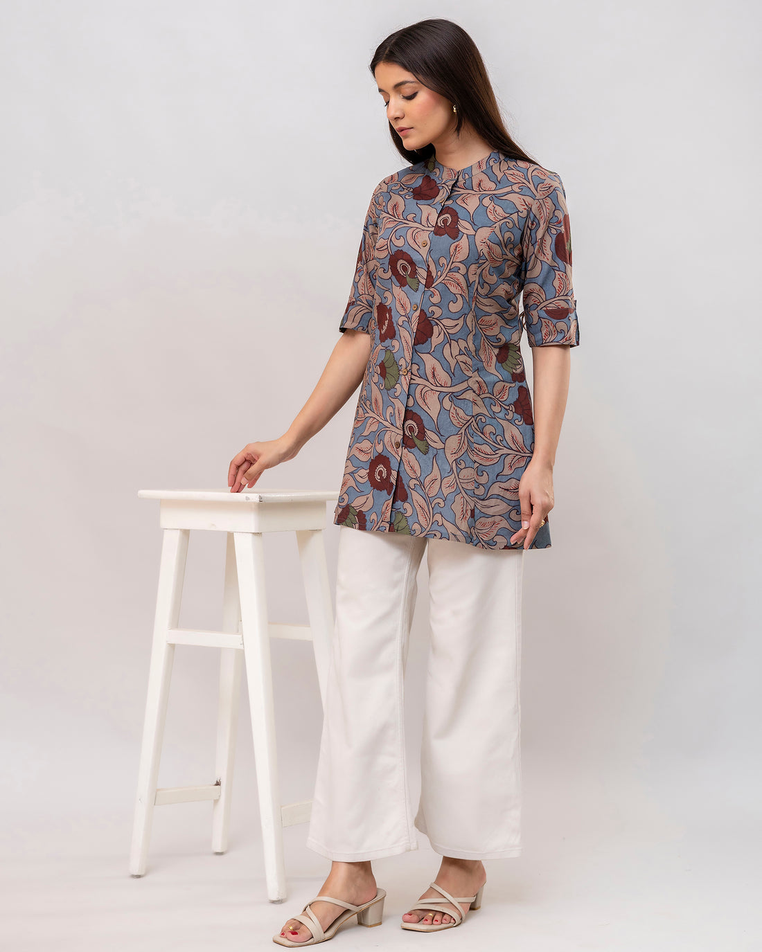 The Myra Kalamkari Short Top