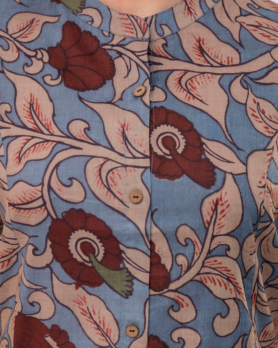 The Myra Kalamkari Short Top