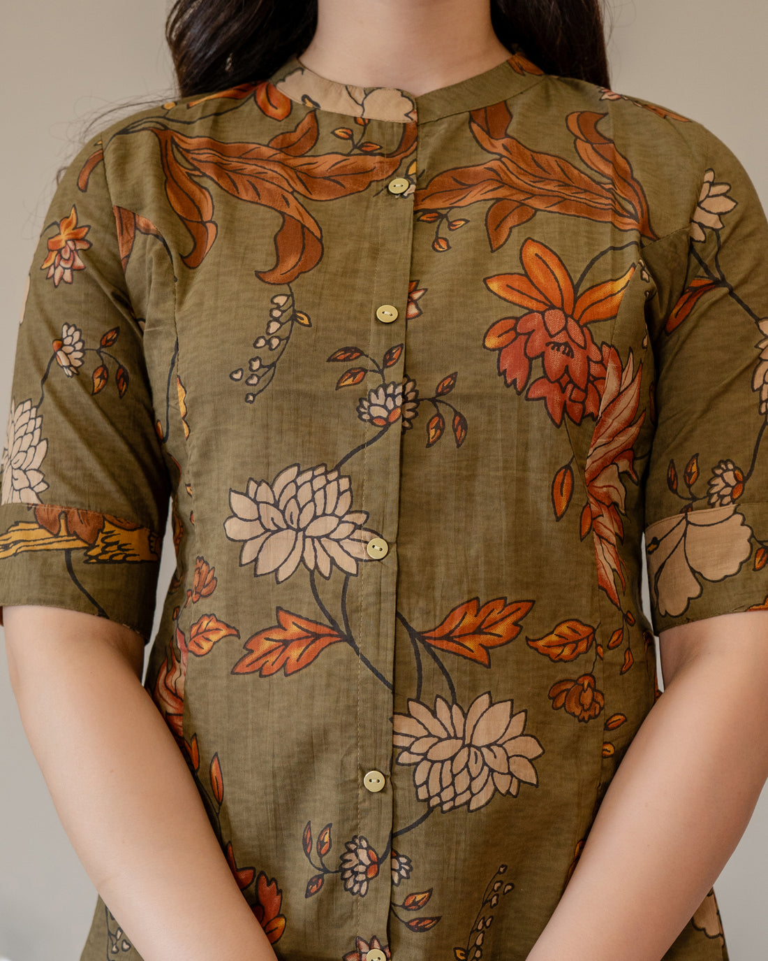 Haritima Pure Cotton Kalamkari Short Top