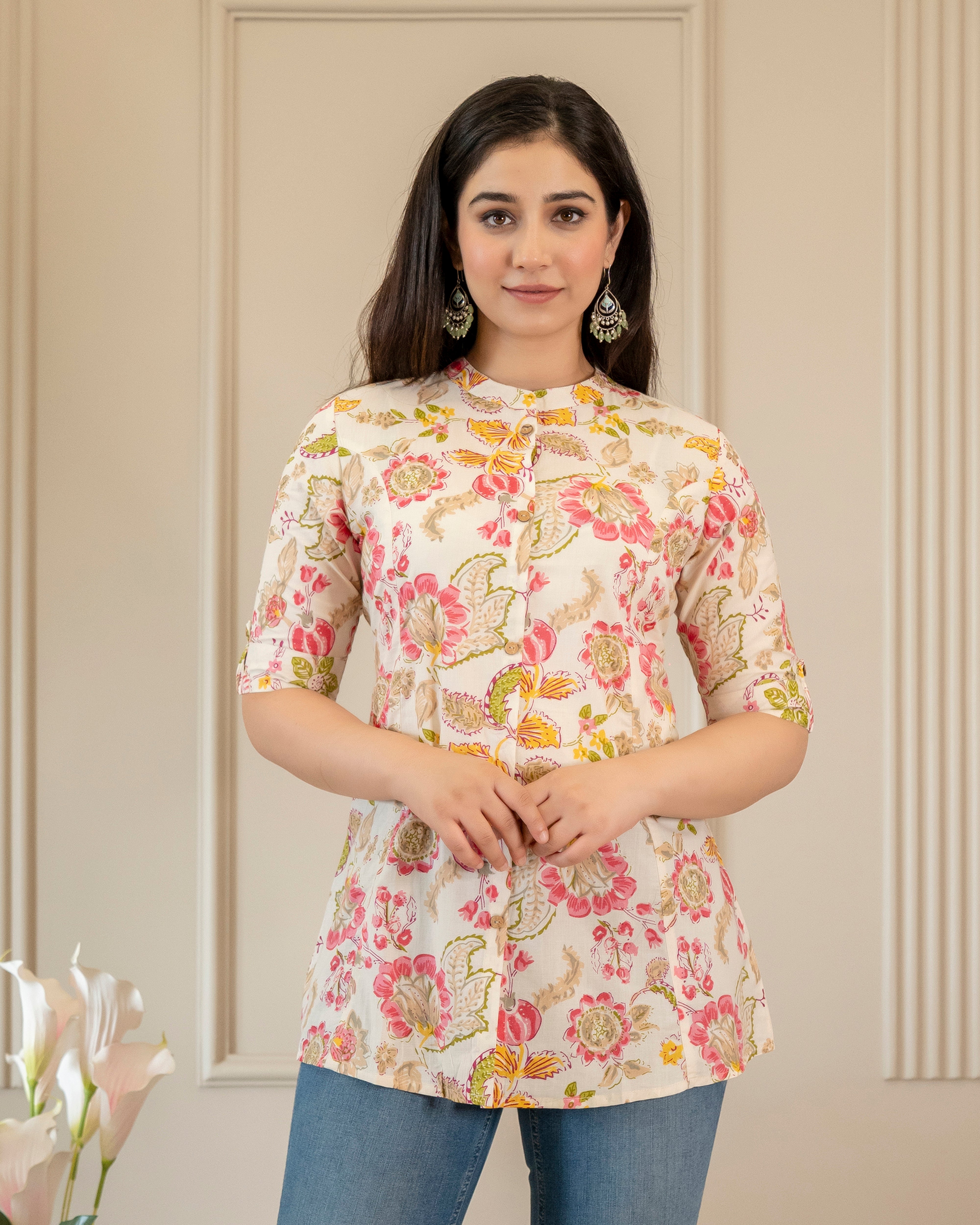 Pushpika Pure Cotton Short Top