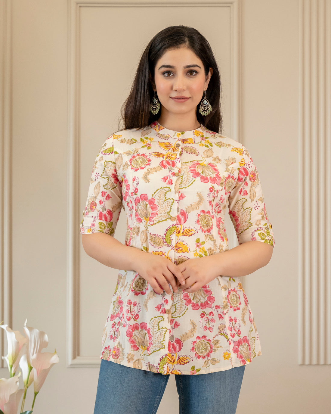 Pushpika Pure Cotton Short Top