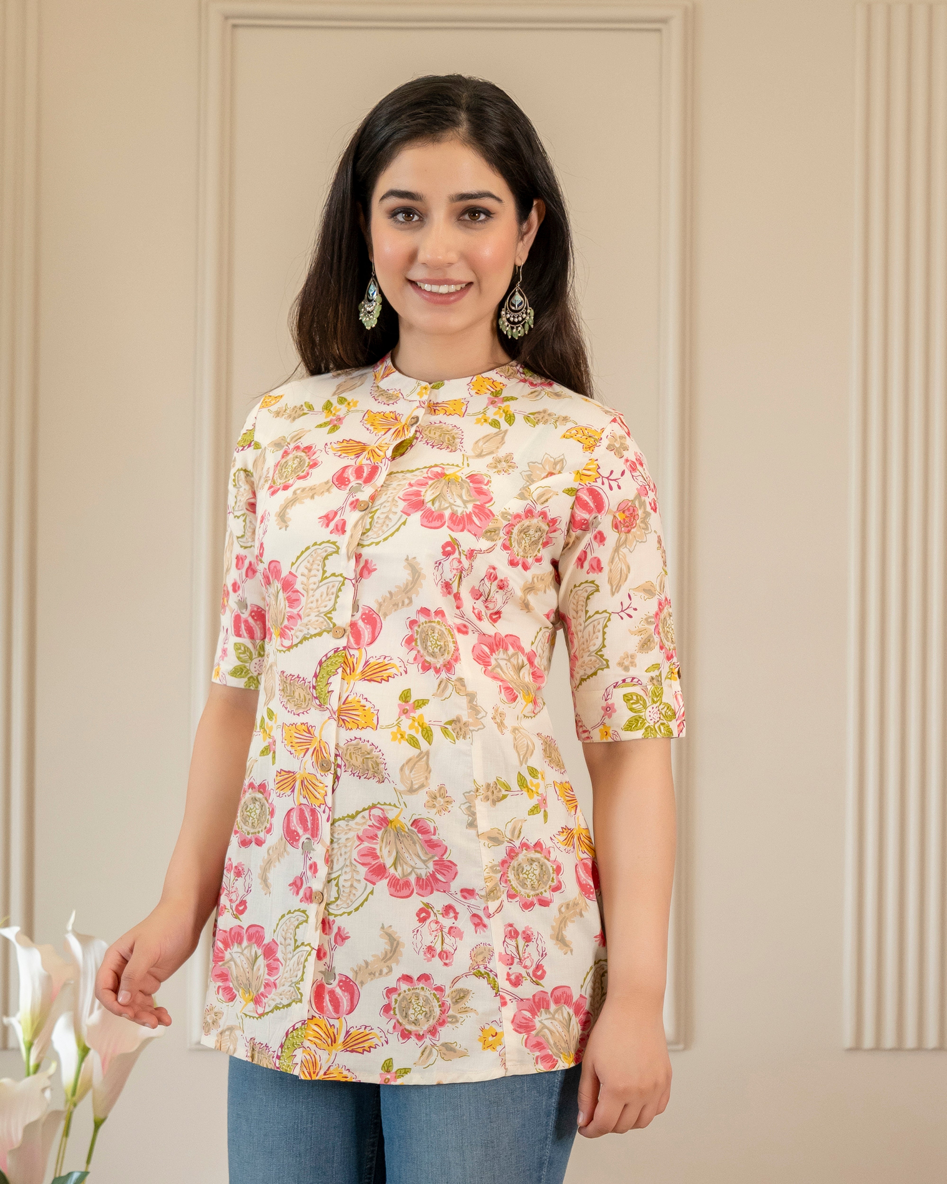 Pushpika Pure Cotton Short Top