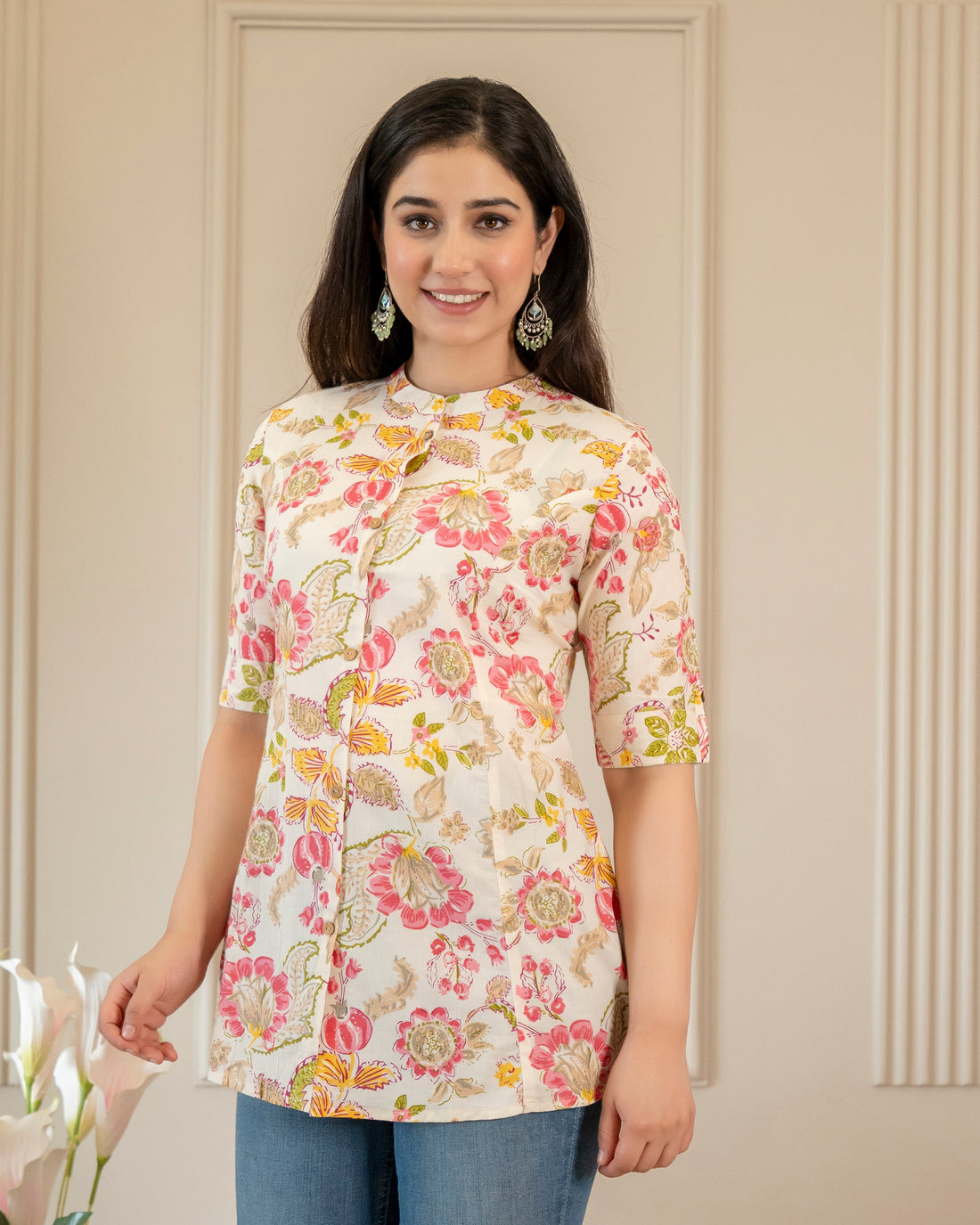 Pushpika Pure Cotton Short Top