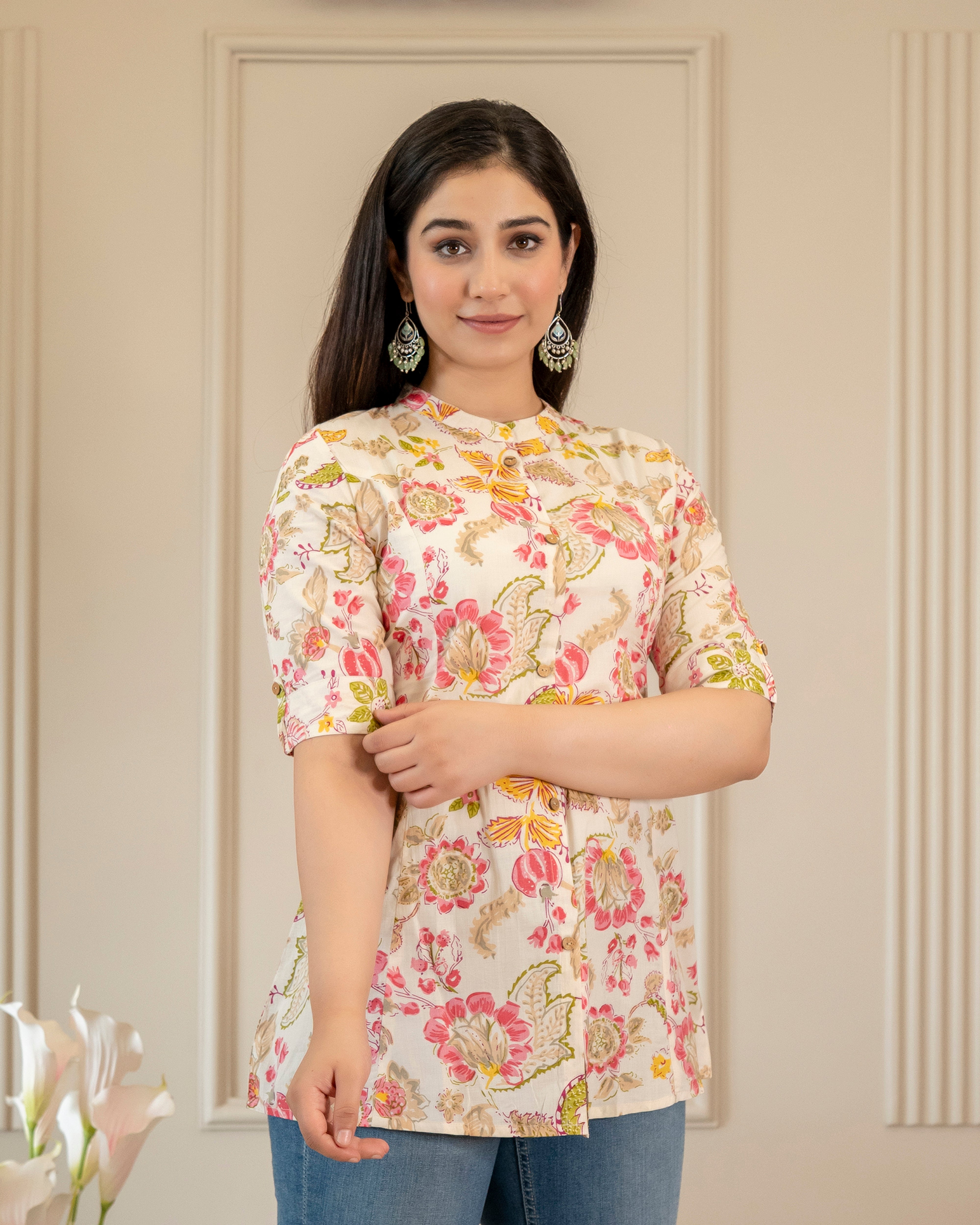Pushpika Pure Cotton Short Top