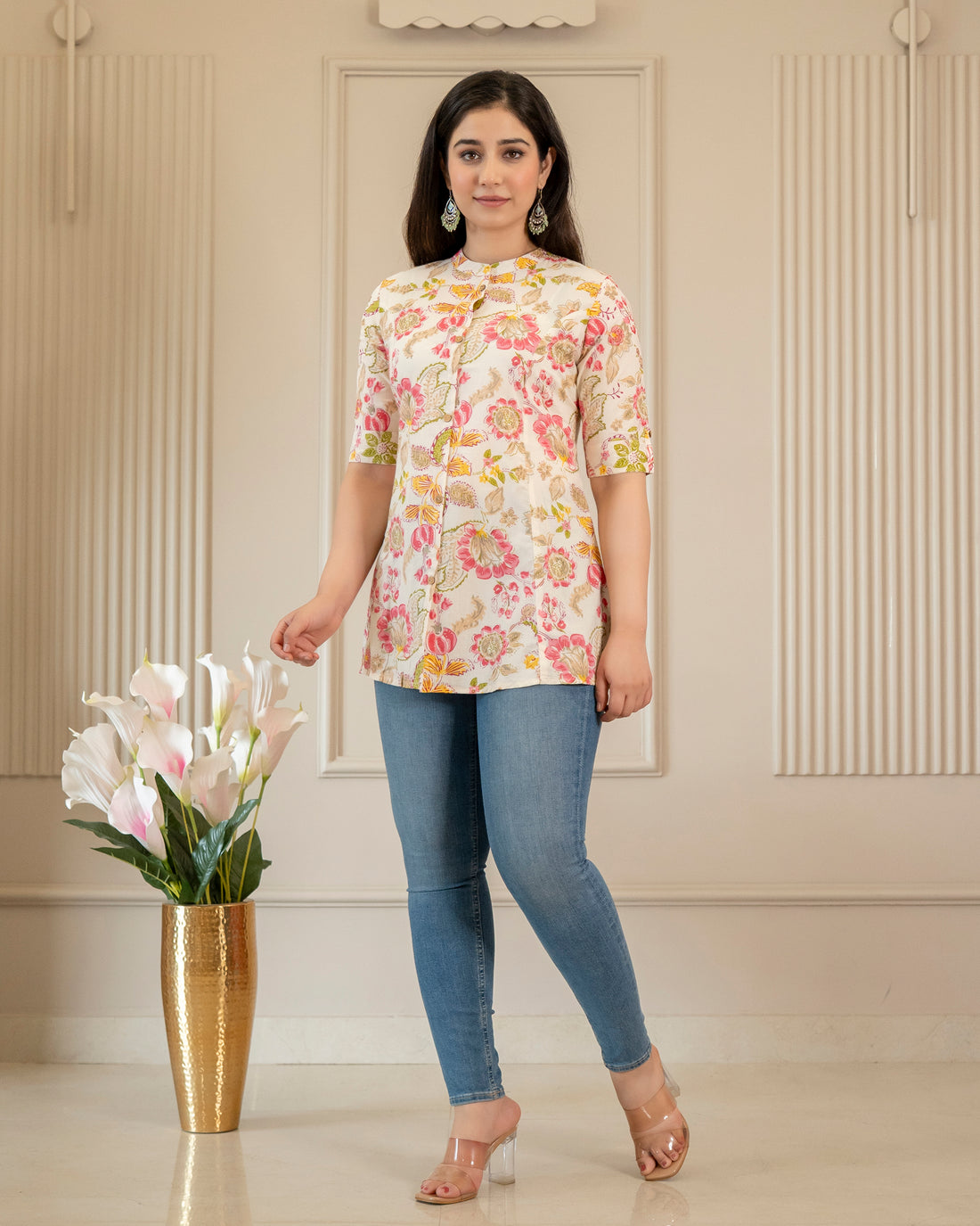 Pushpika Pure Cotton Short Top