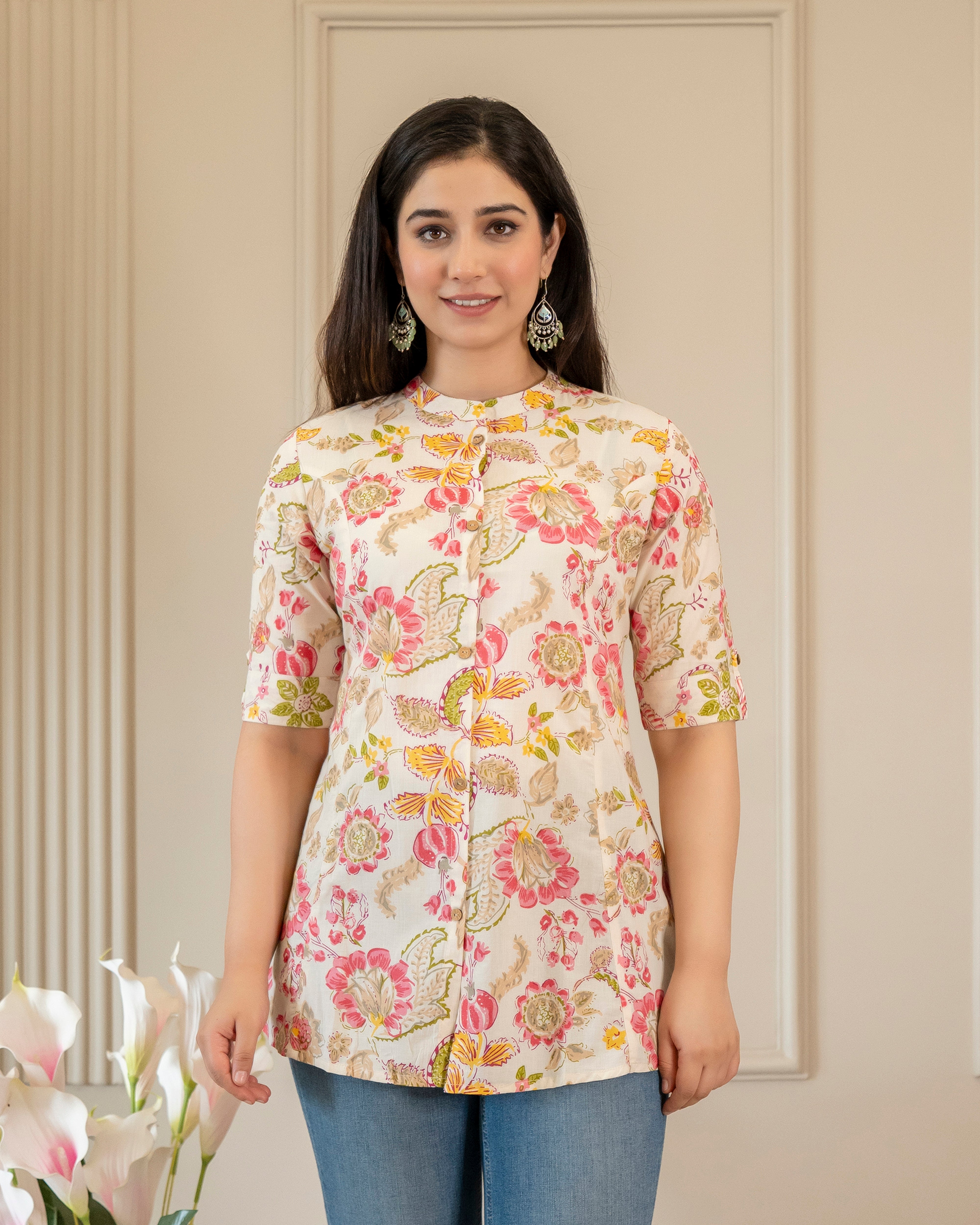 Pushpika Pure Cotton Short Top