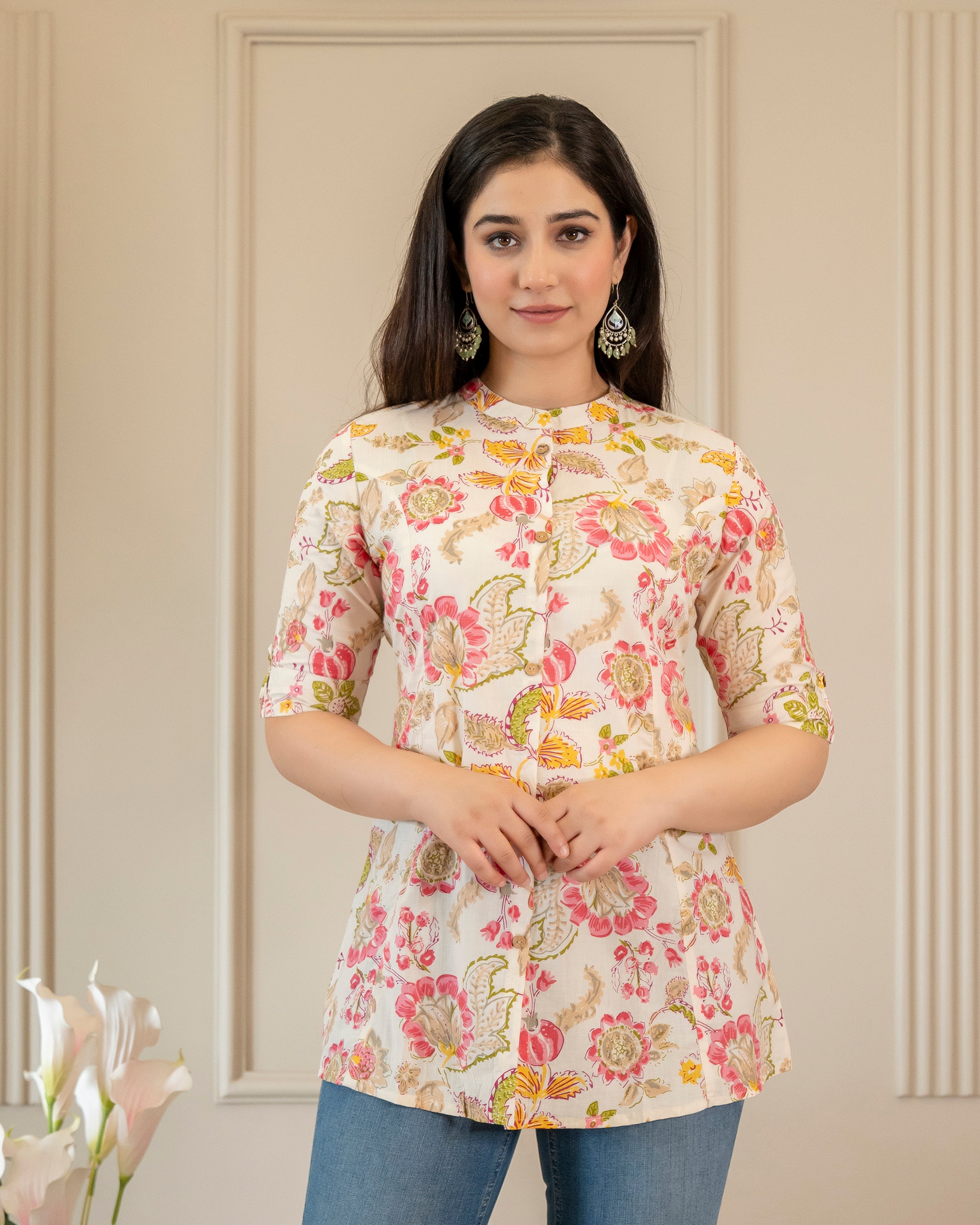 Pushpika Pure Cotton Short Top
