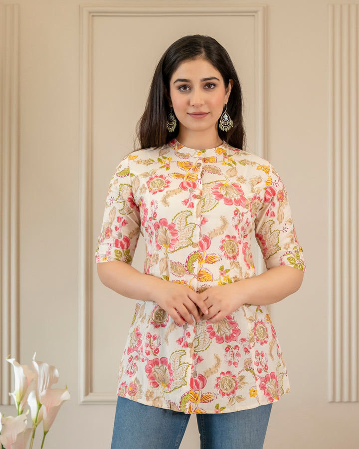 Pushpika Pure Cotton Short Top