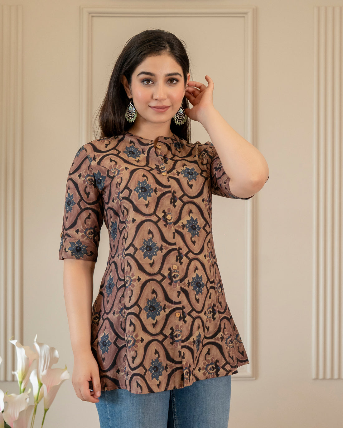 Varnika Pure Cotton Short Top