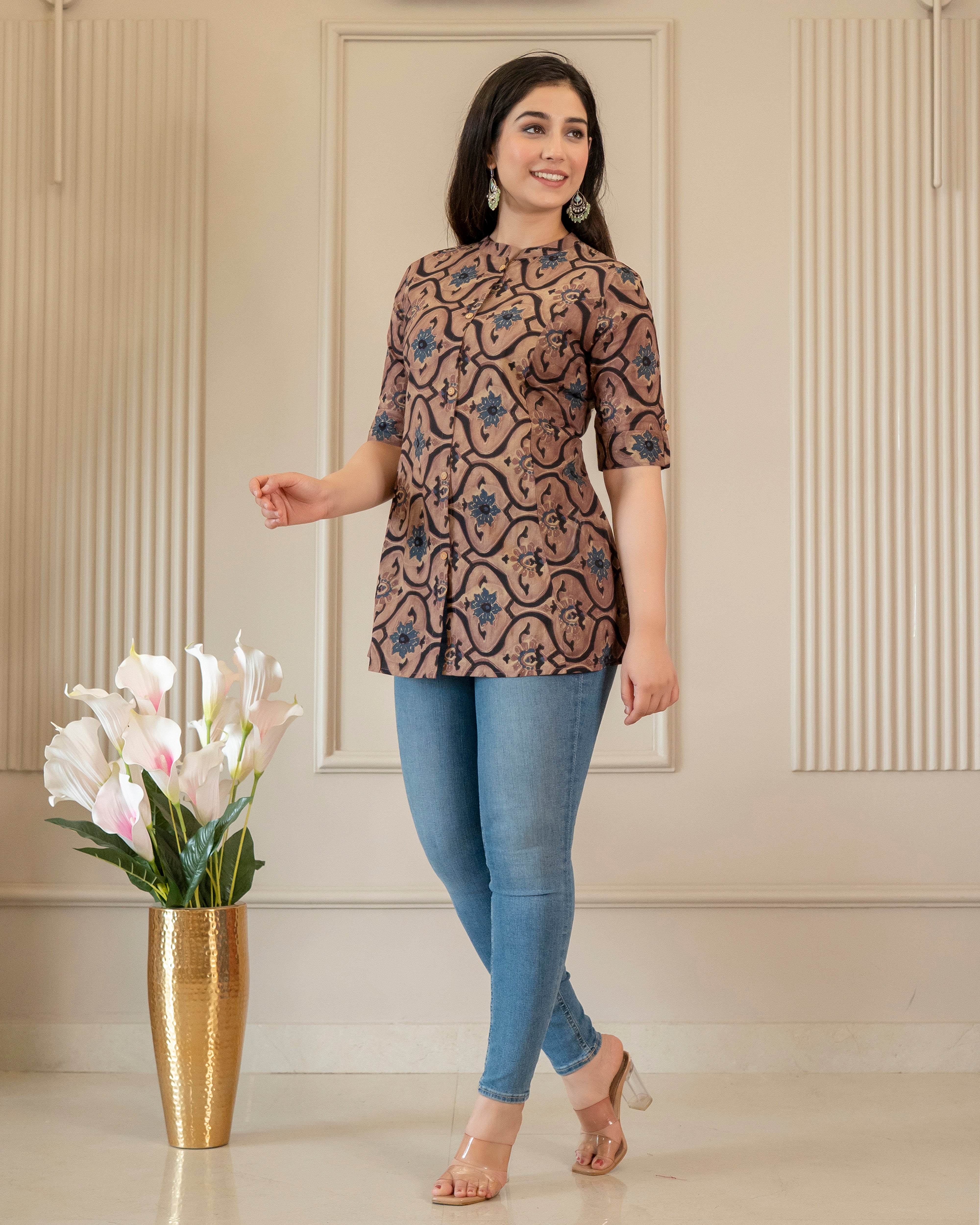 Varnika Pure Cotton Short Top