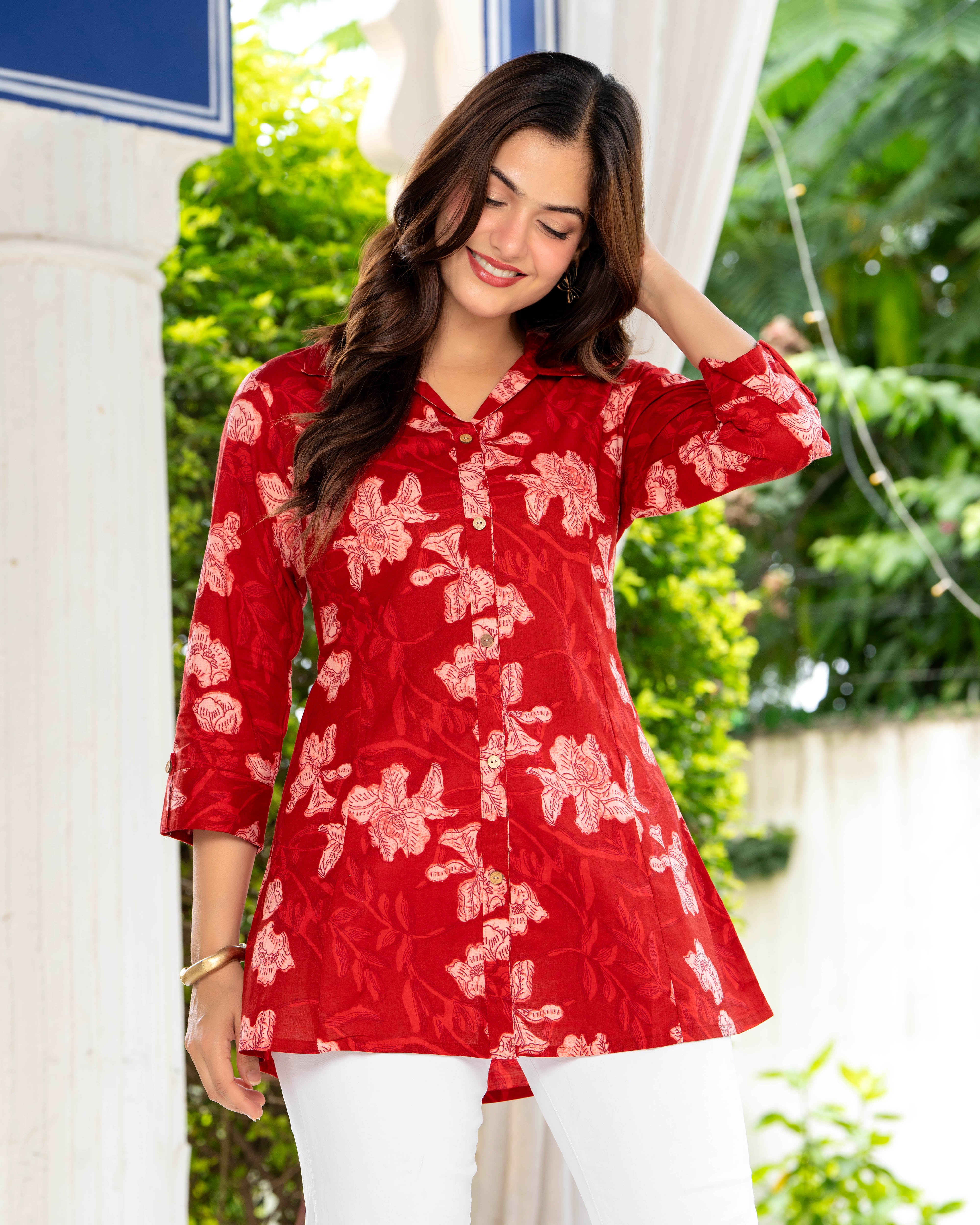 Rohini Pure Cotton Short Top