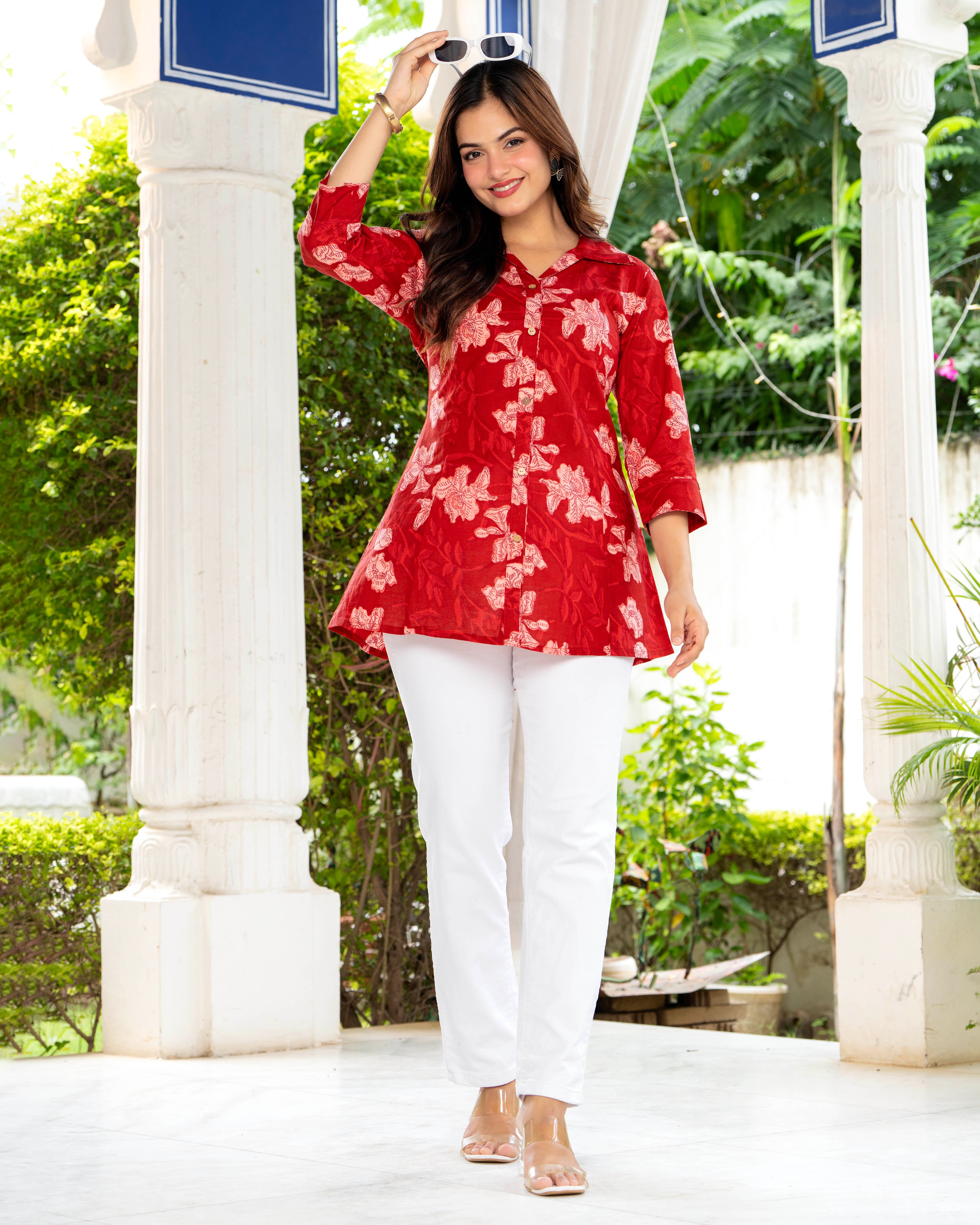 Rohini Pure Cotton Short Top