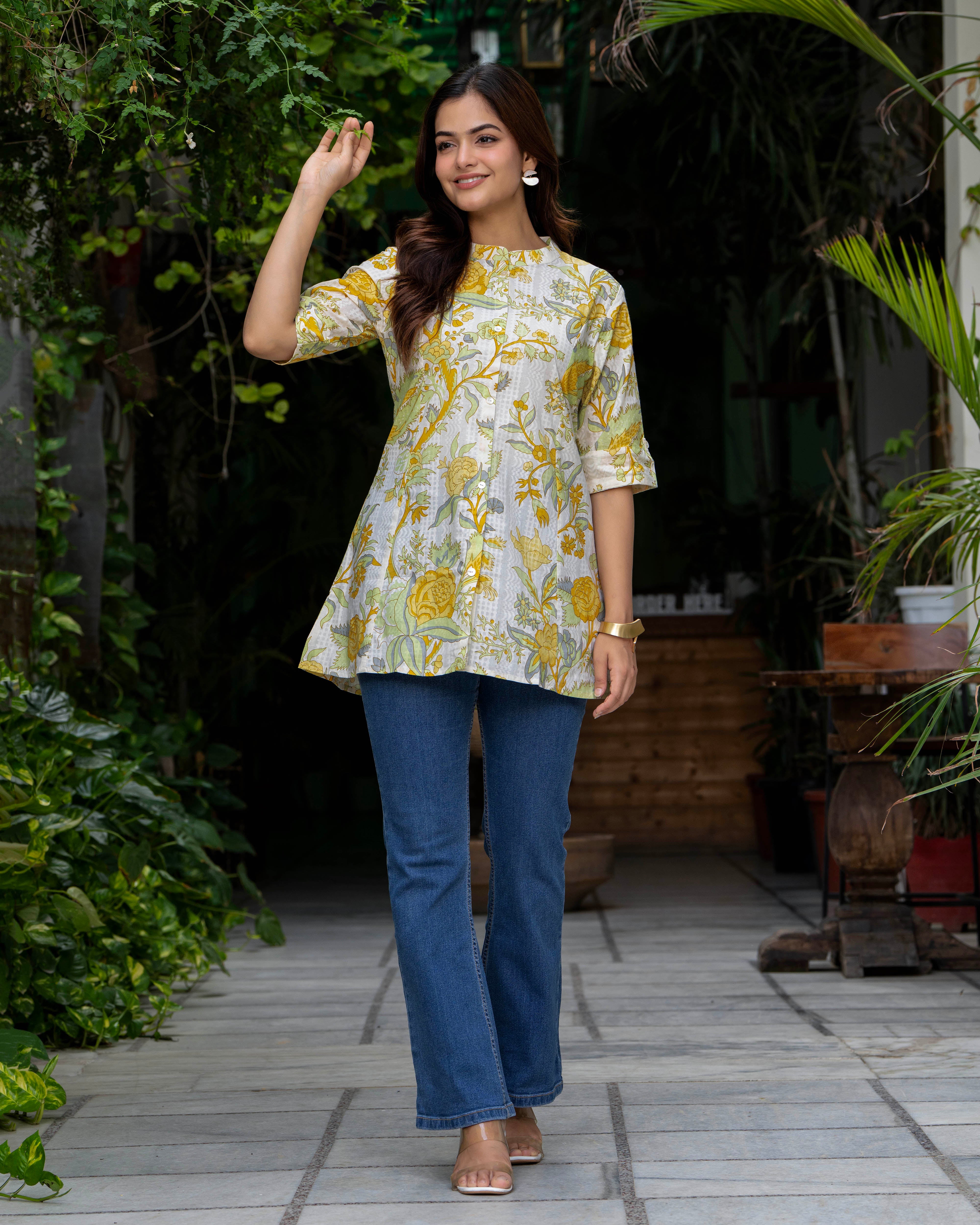 Prakriti Pure Cotton Short Top