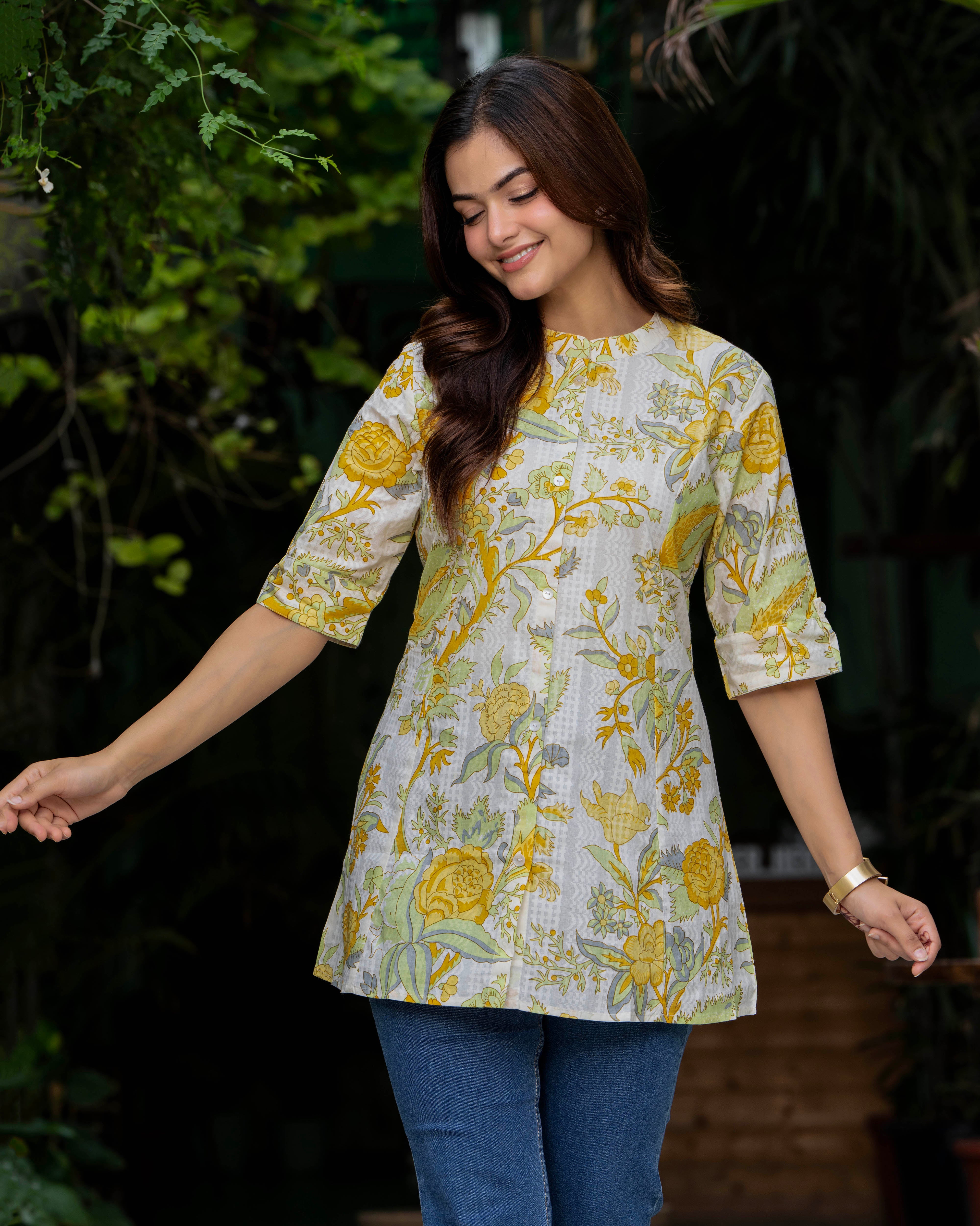 Prakriti Pure Cotton Short Top