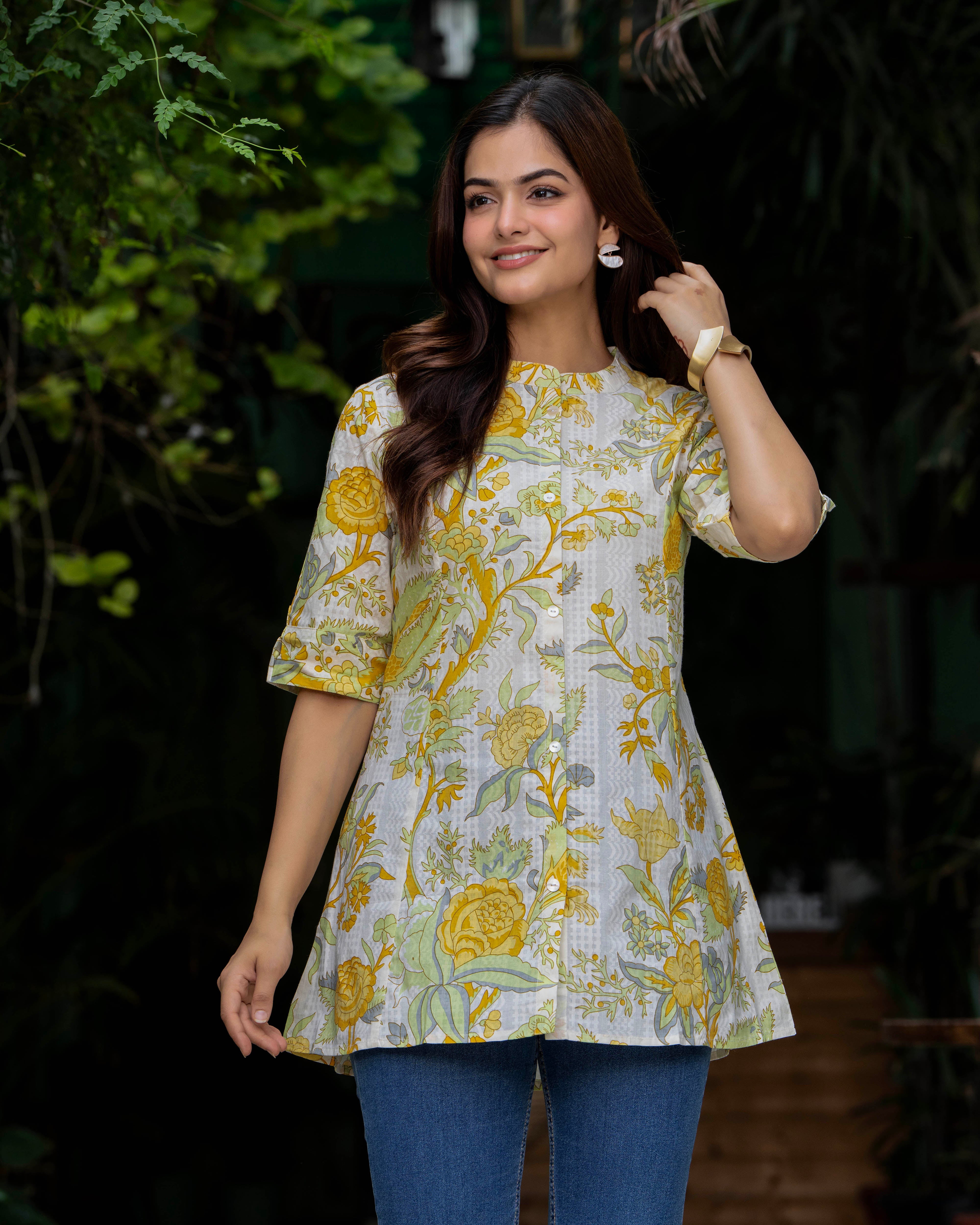 Prakriti Pure Cotton Short Top