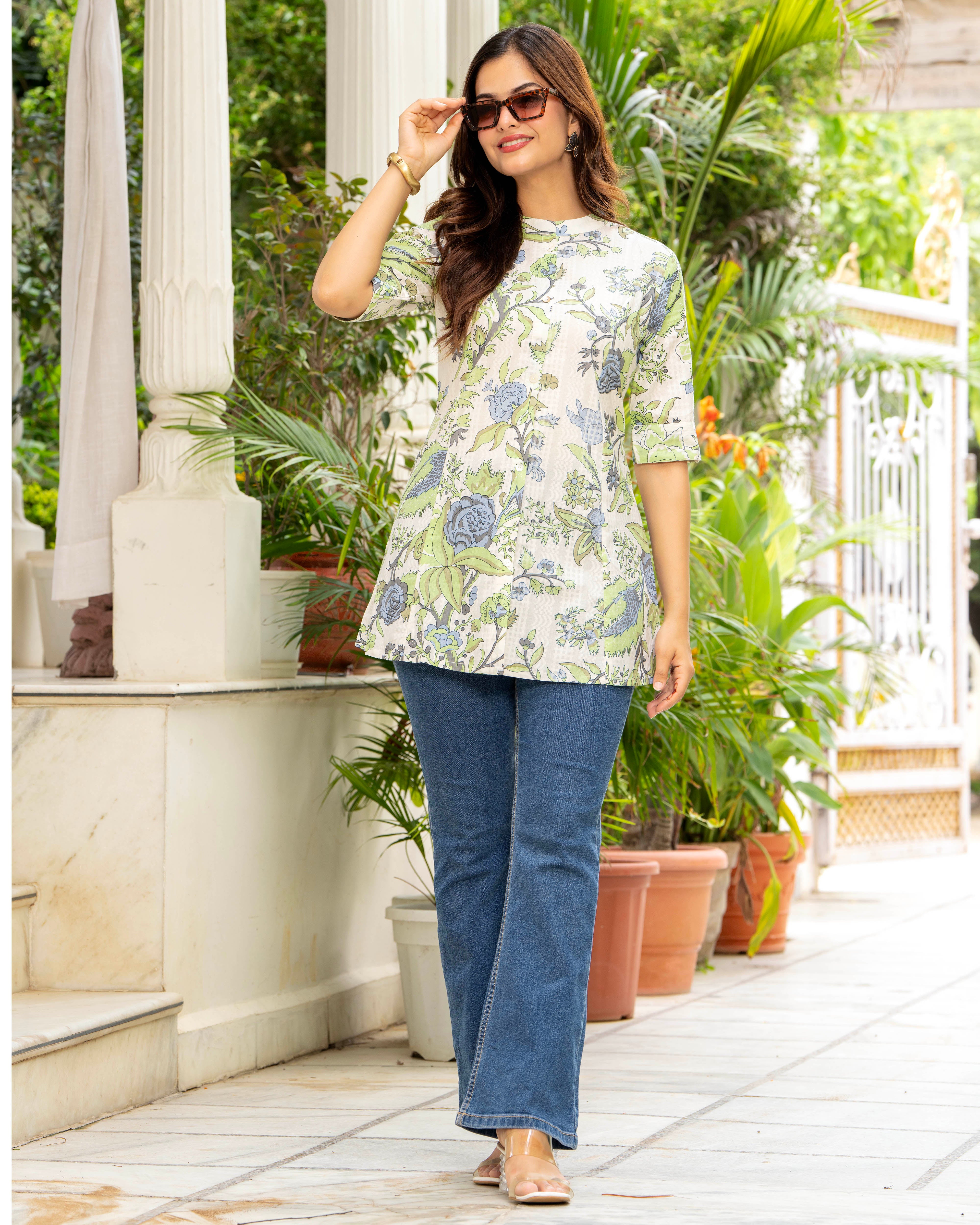 Malvika Pure Cotton Short Top