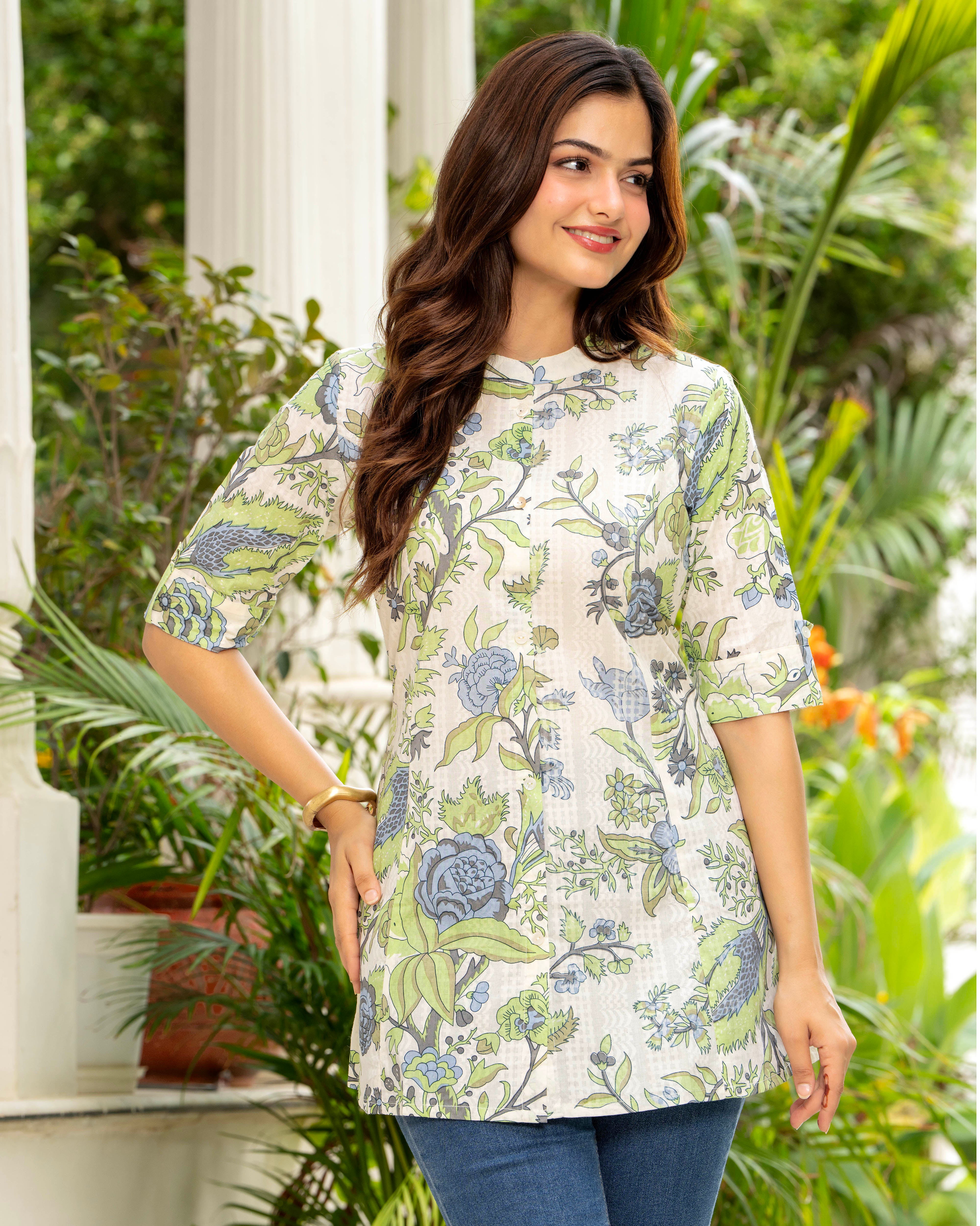 Malvika Pure Cotton Short Top