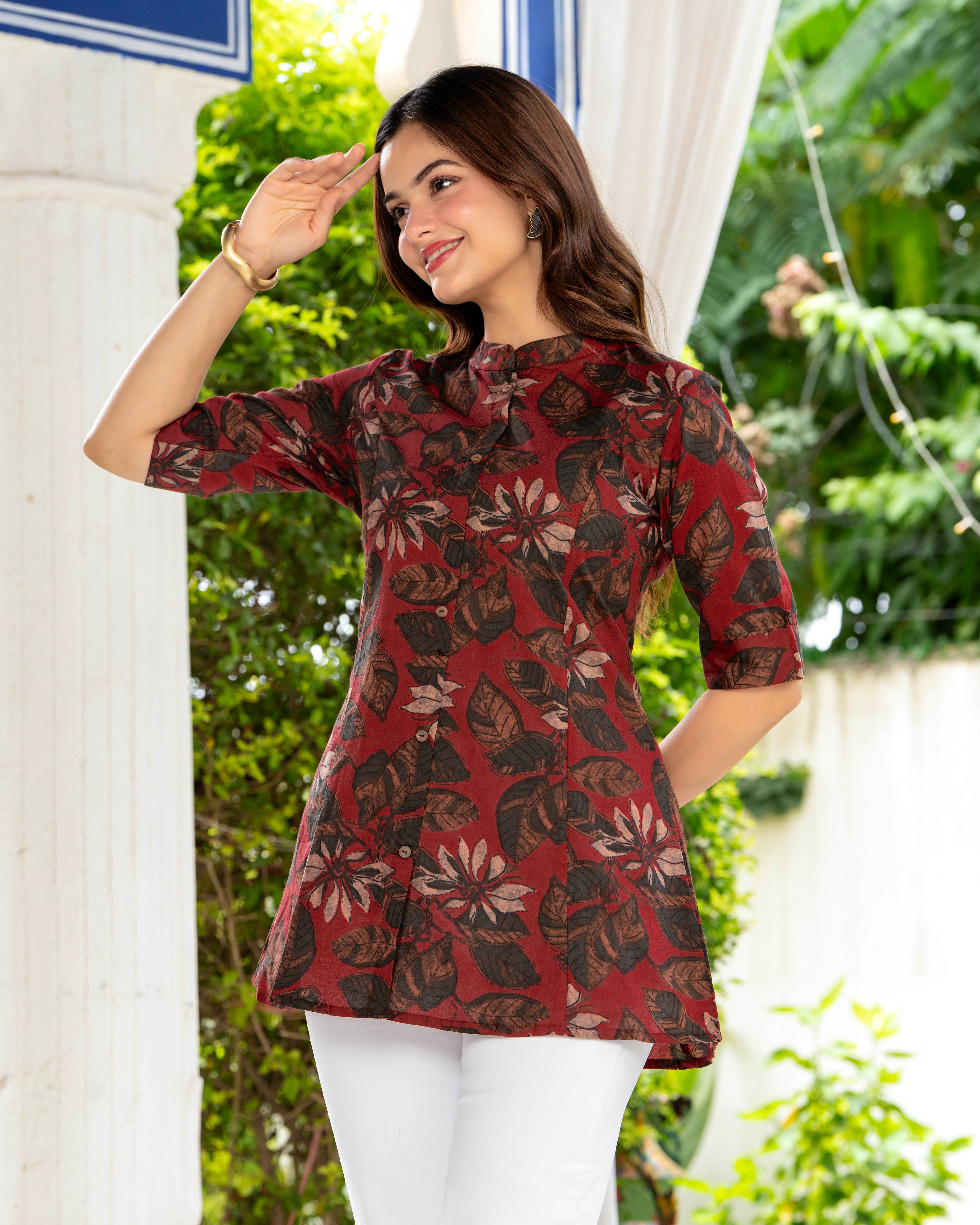 Kashish Pure Cotton Short Top