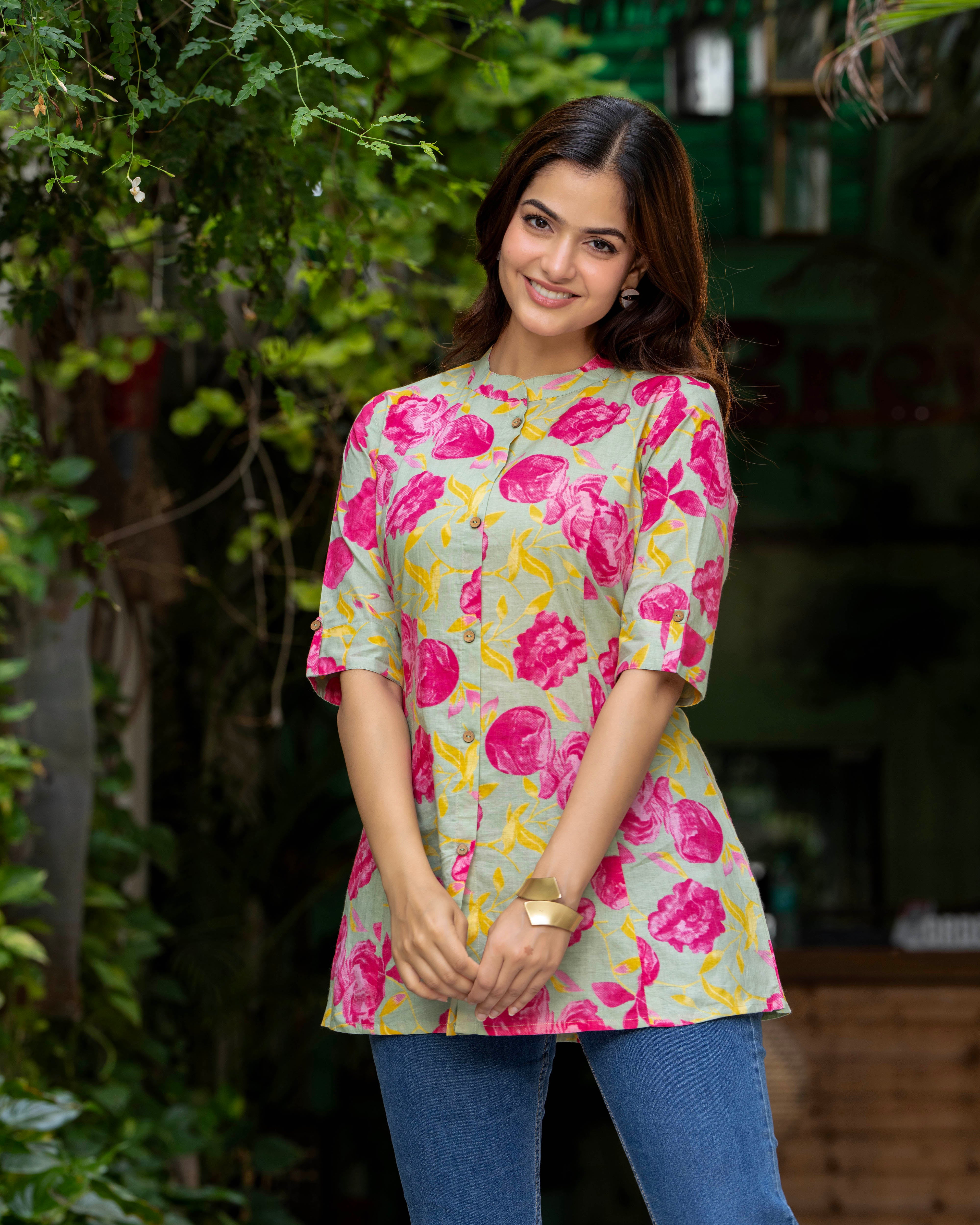Gulabo Pure Cotton Short Top