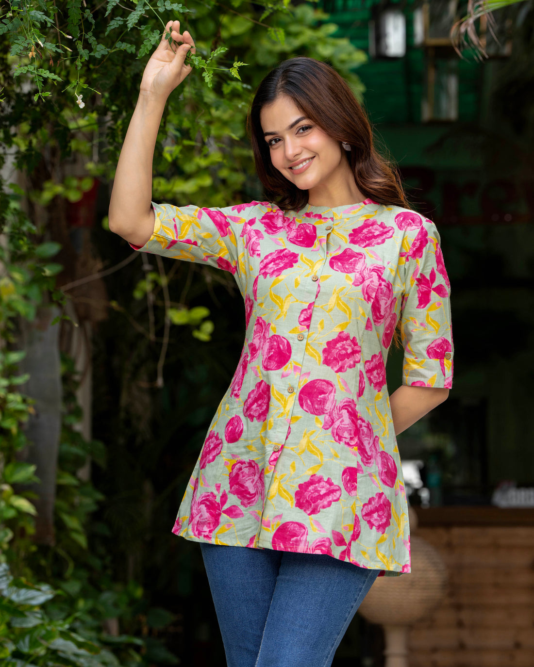 Gulabo Pure Cotton Short Top