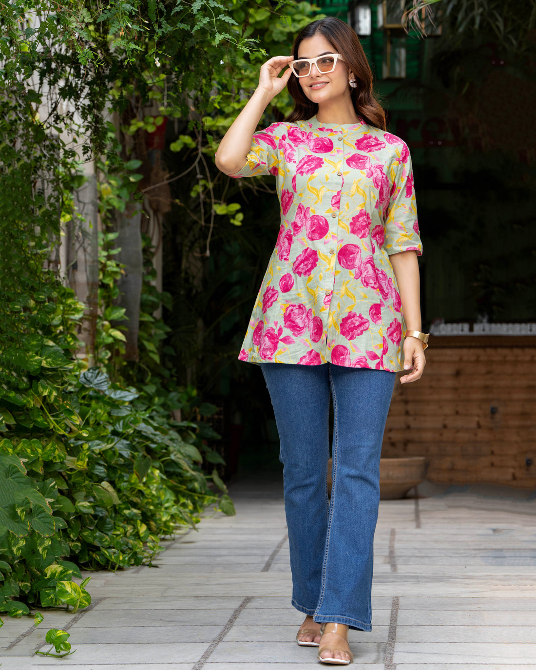Gulabo Pure Cotton Short Top