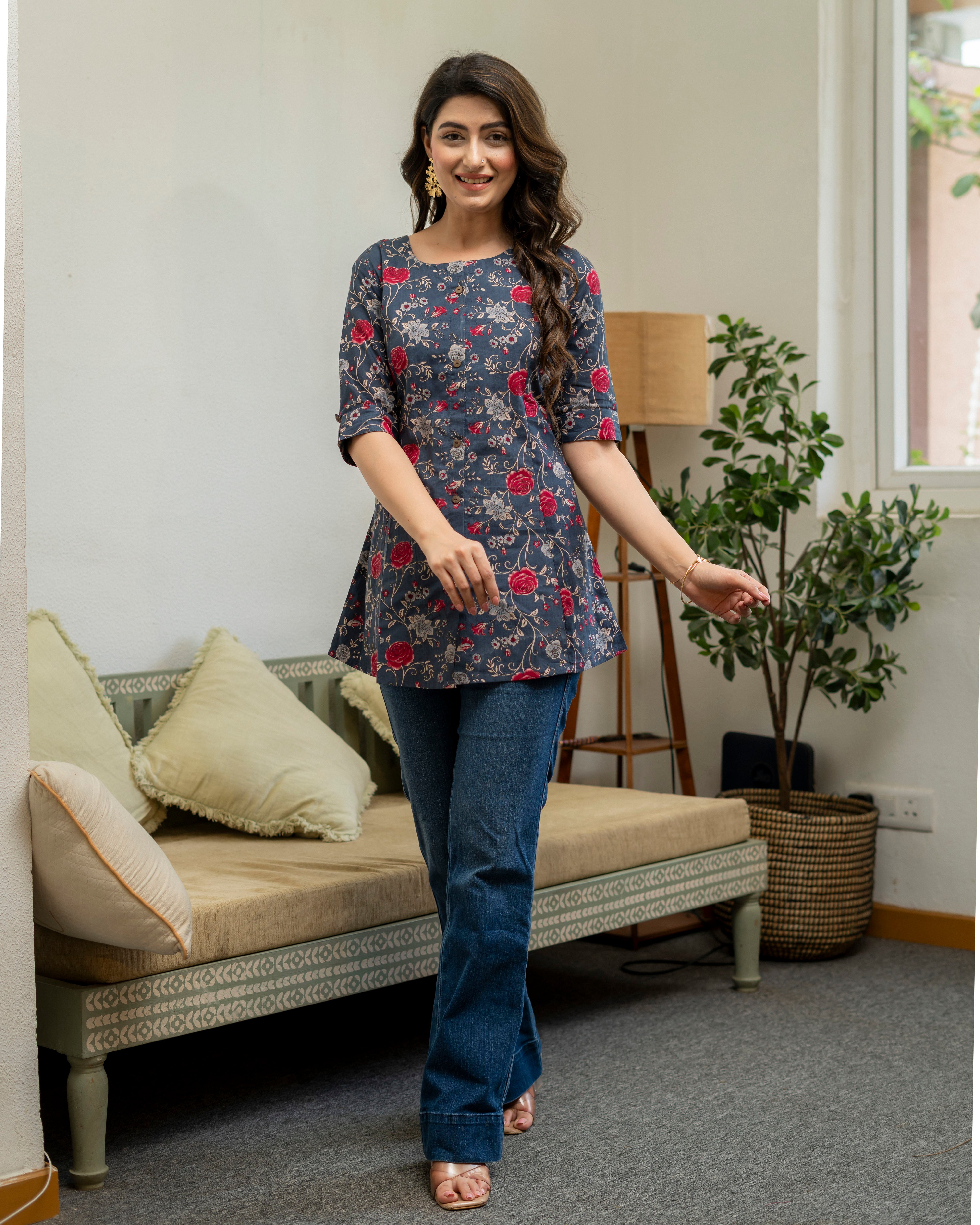 Ruhani Pure Cotton Short Top