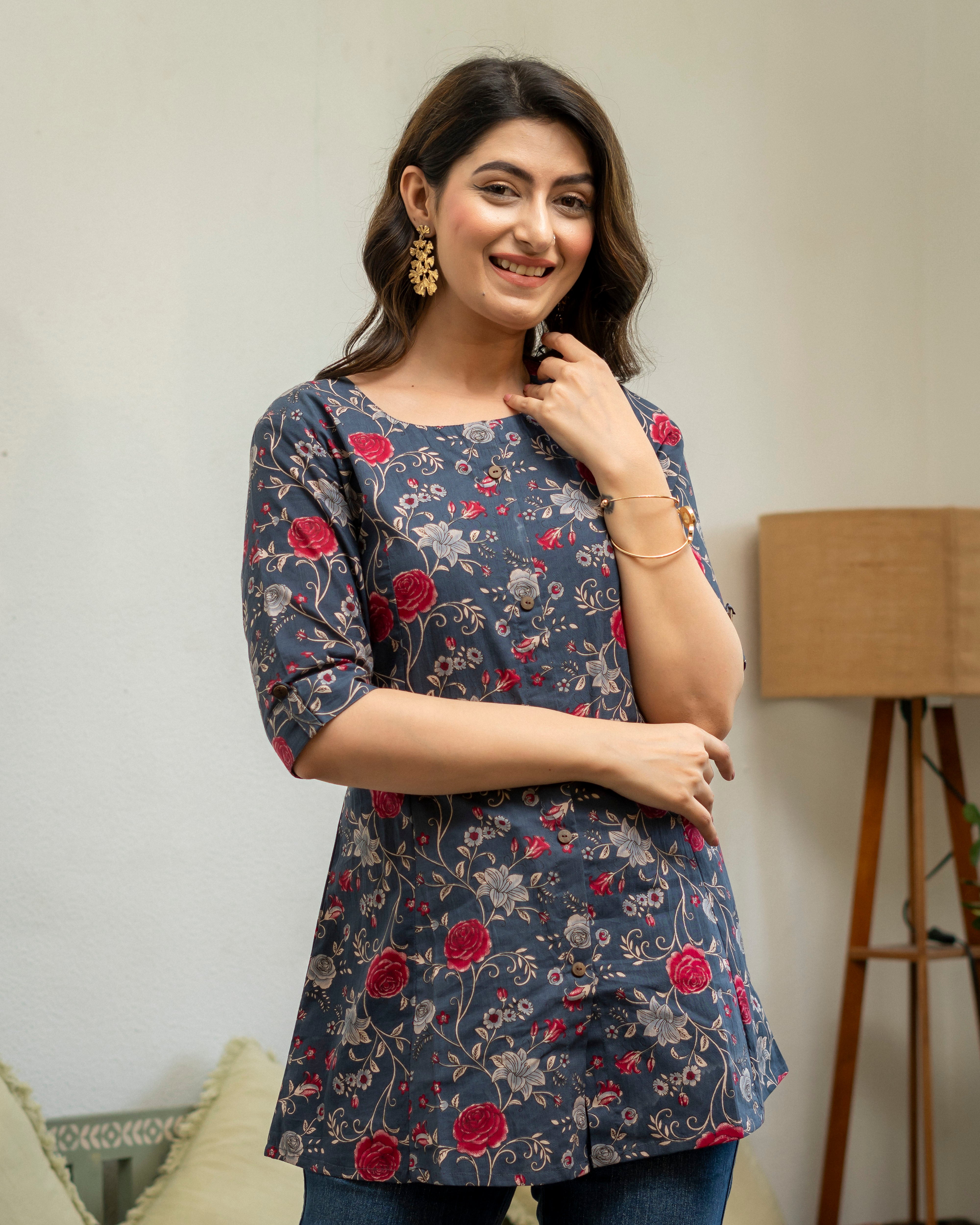 Ruhani Pure Cotton Short Top