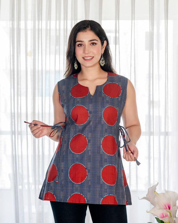 Lohita Pure Cotton Sleeveless Short Top