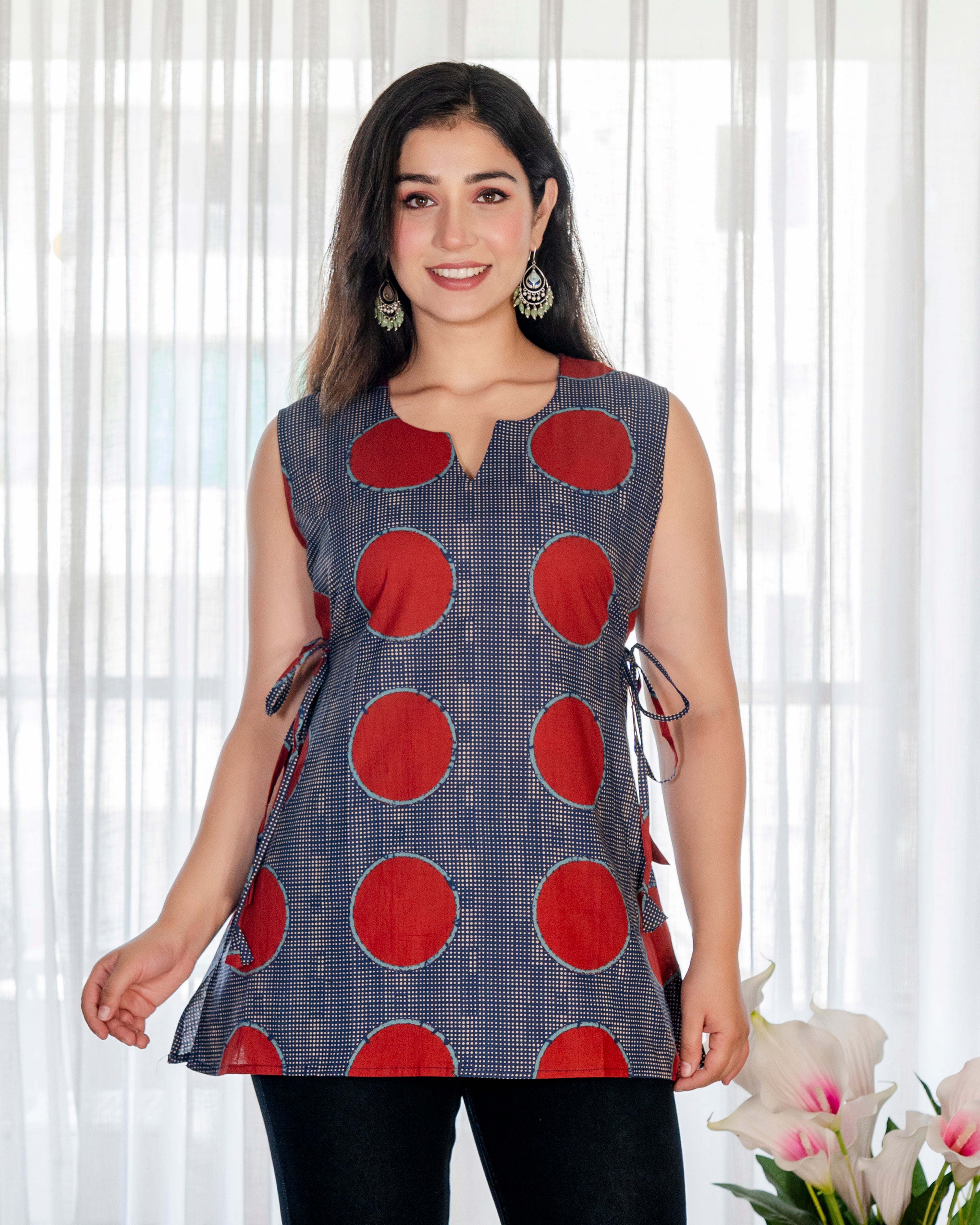 Lohita Pure Cotton Sleeveless Short Top