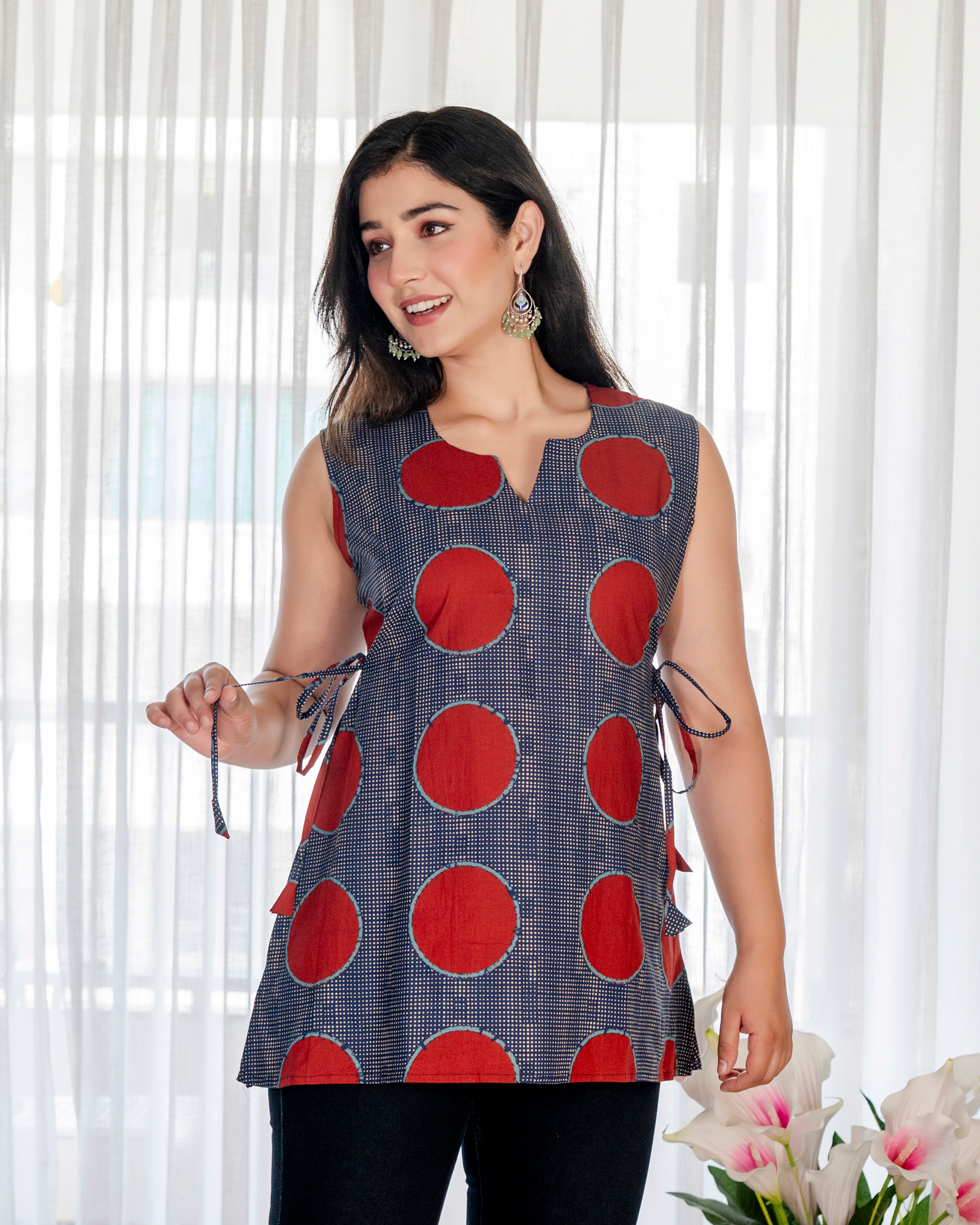 Lohita Pure Cotton Sleeveless Short Top