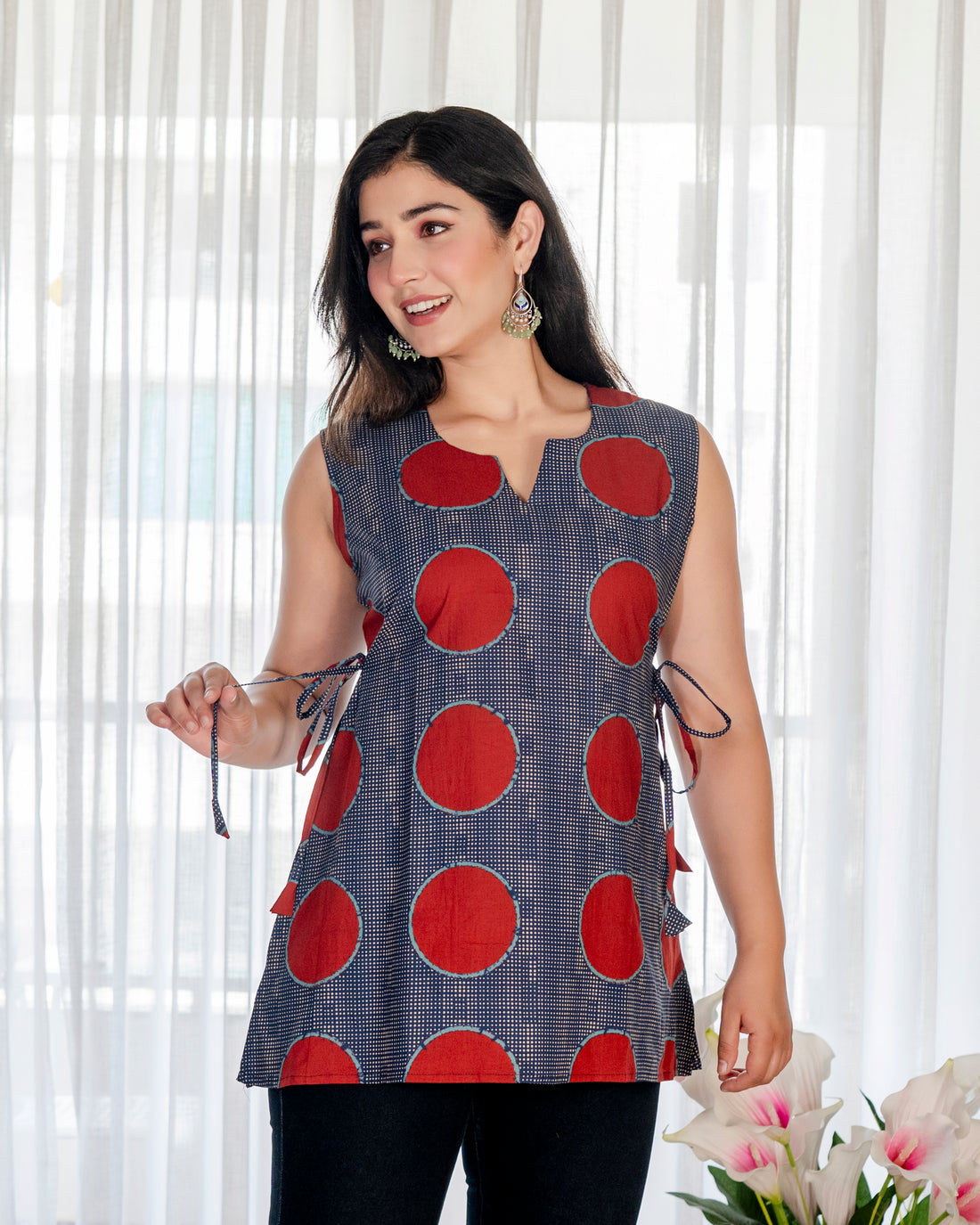 Lohita Pure Cotton Sleeveless Short Top