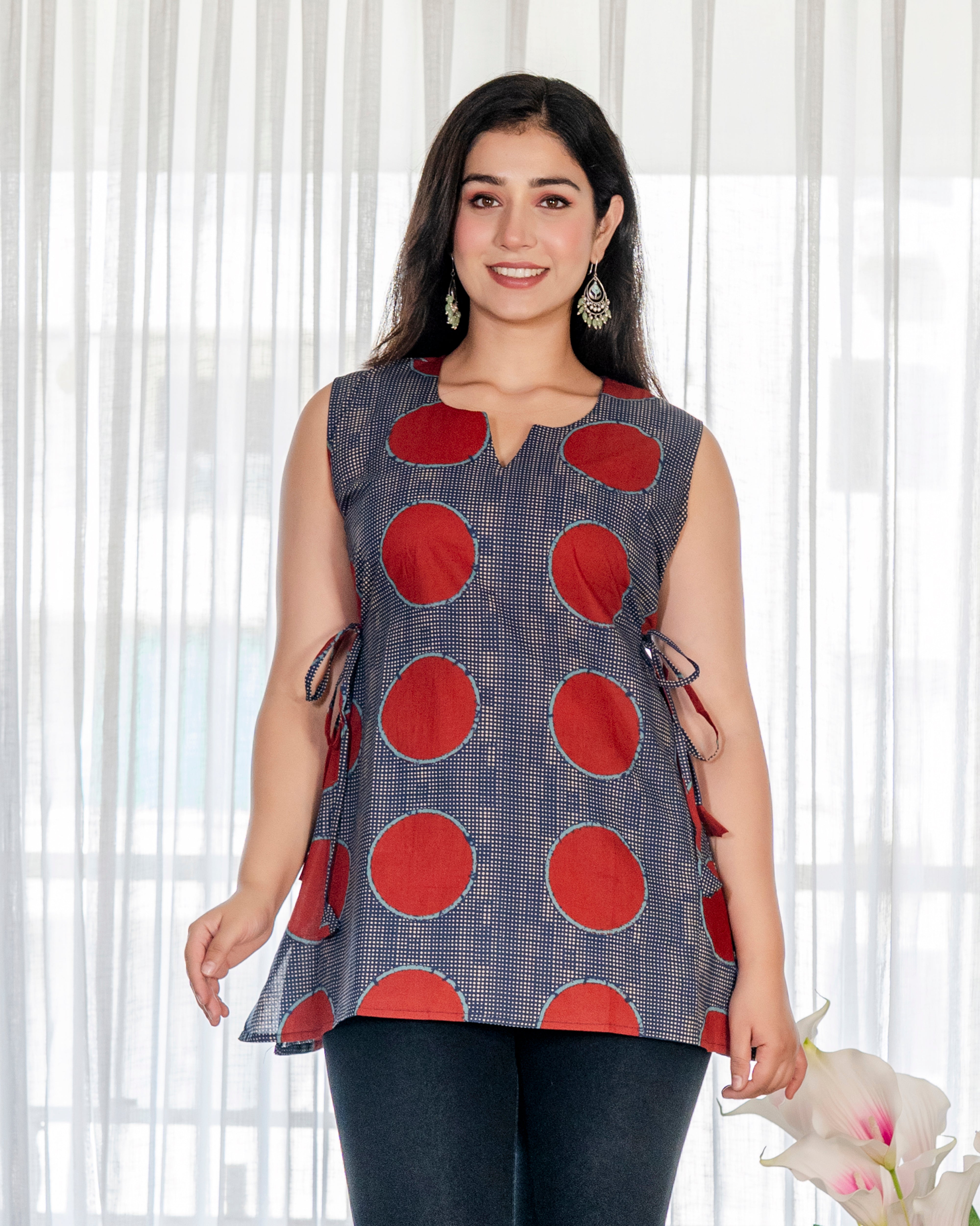 Lohita Pure Cotton Sleeveless Short Top