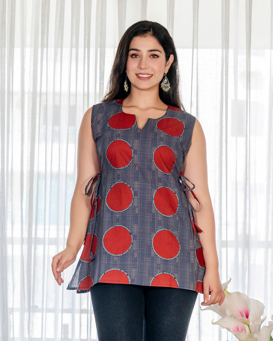 Lohita Pure Cotton Sleeveless Short Top