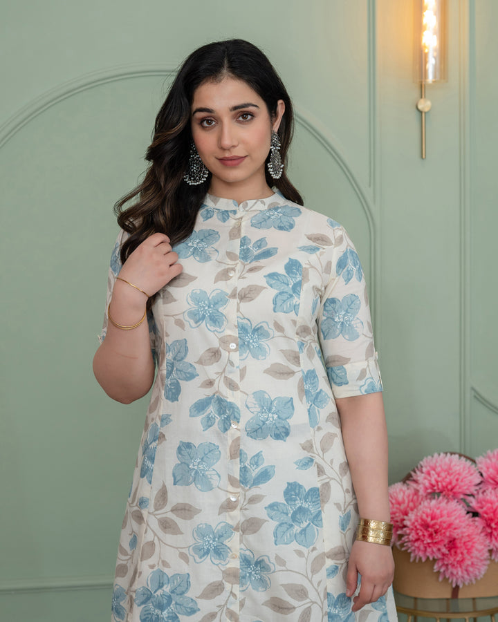 Neelam Grace A-LINE COTTON KURTA