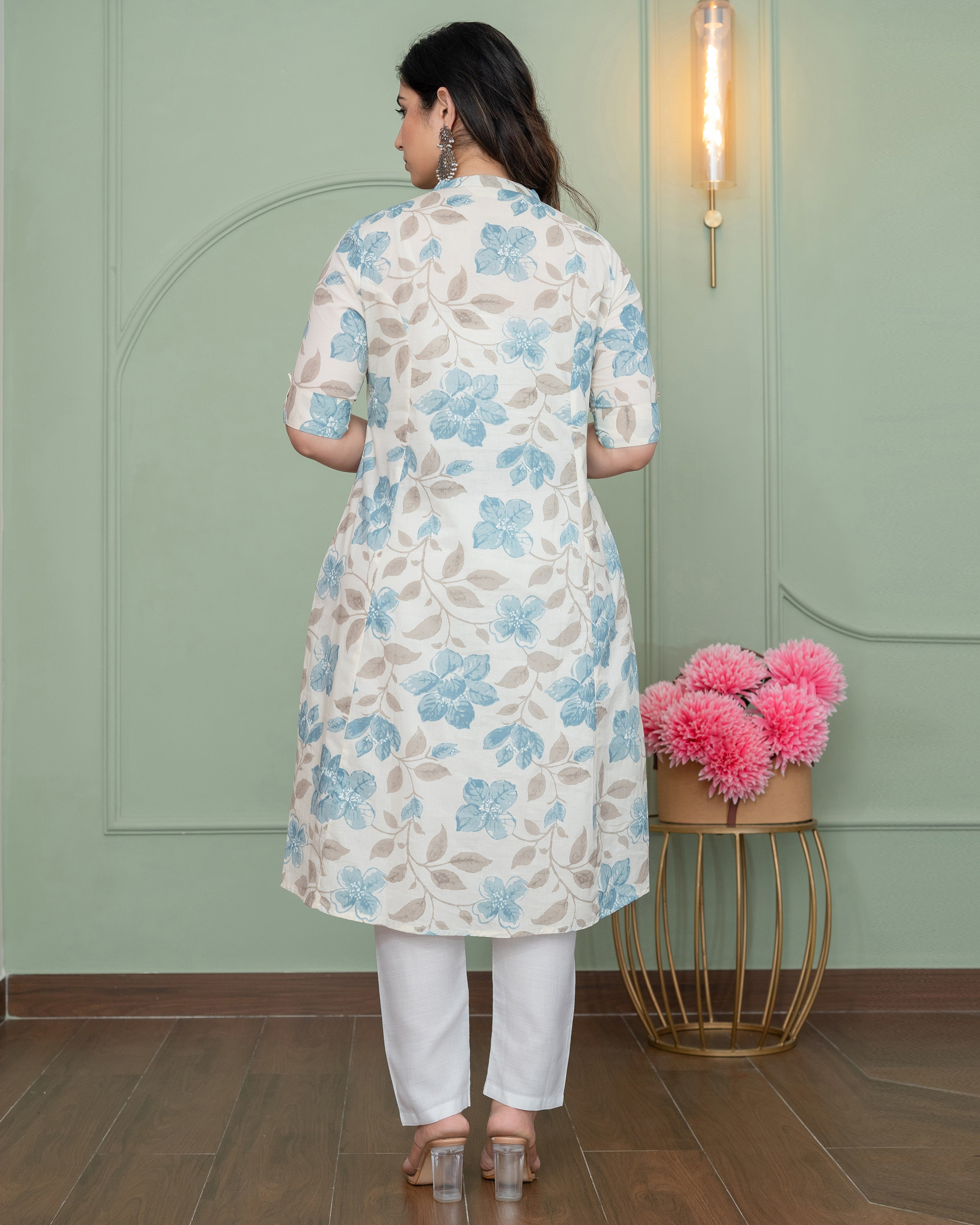 Neelam Grace A-LINE COTTON KURTA
