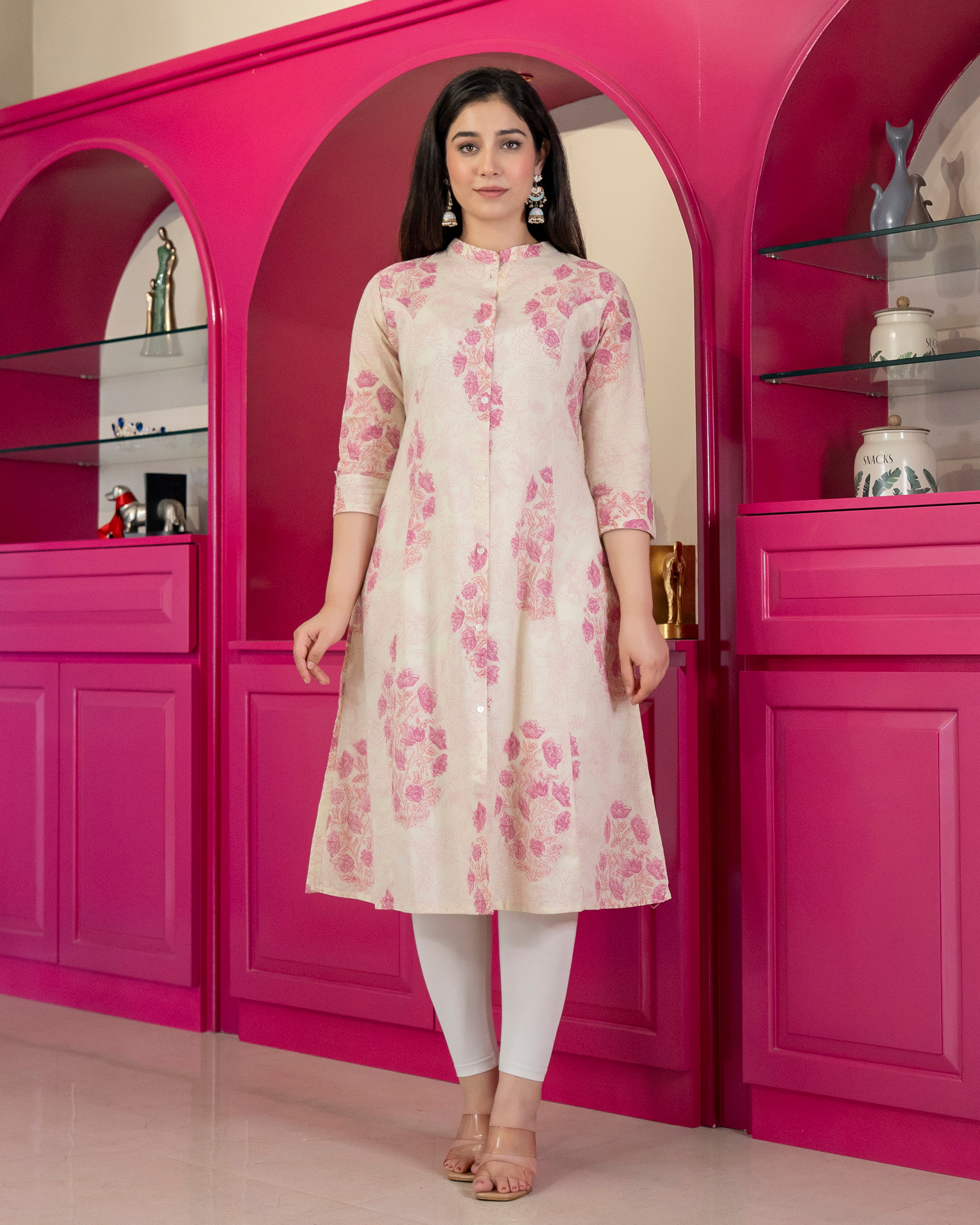 Pallavi Pure Cotton A-Line Kurti
