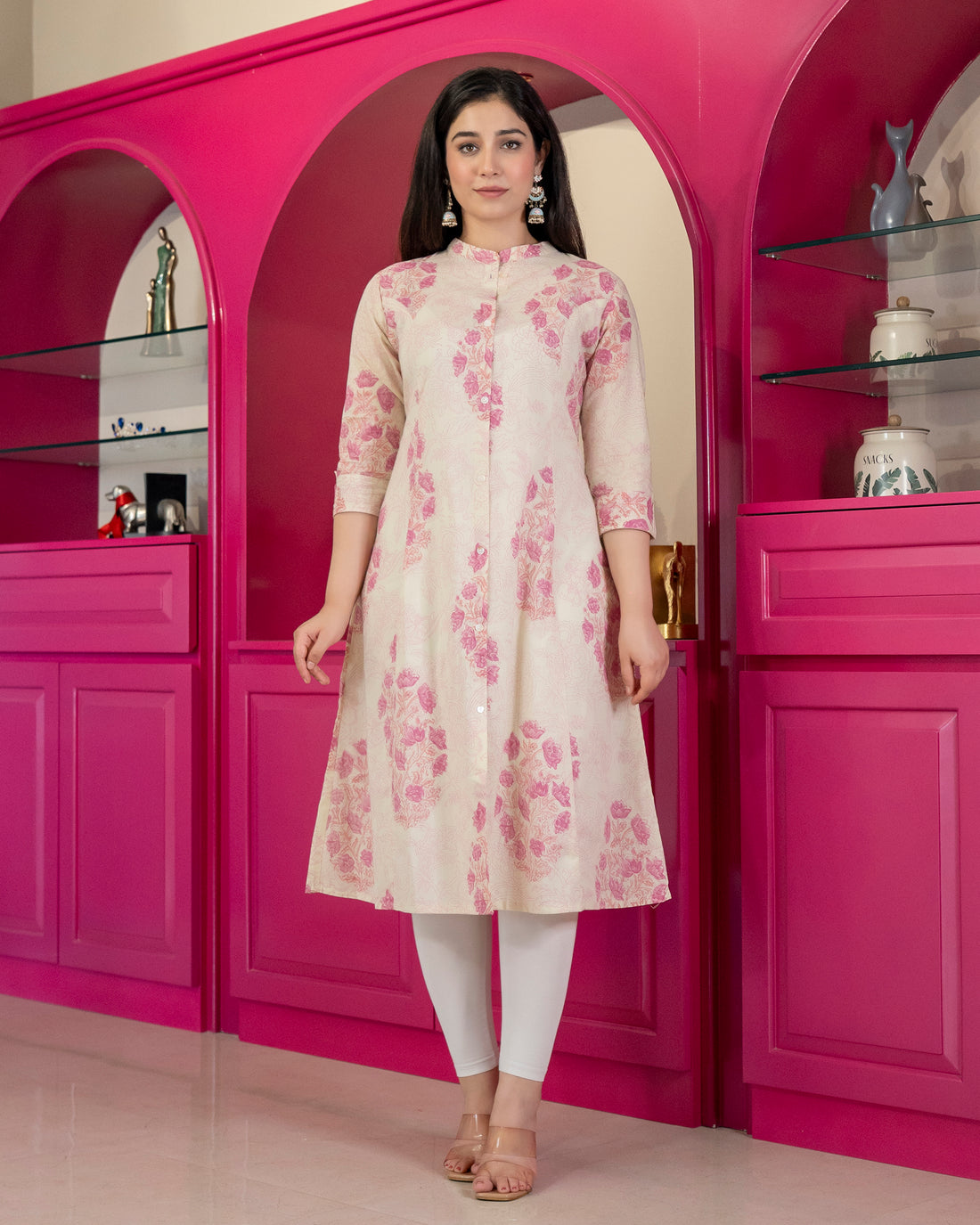 Pallavi Pure Cotton A-Line Kurti