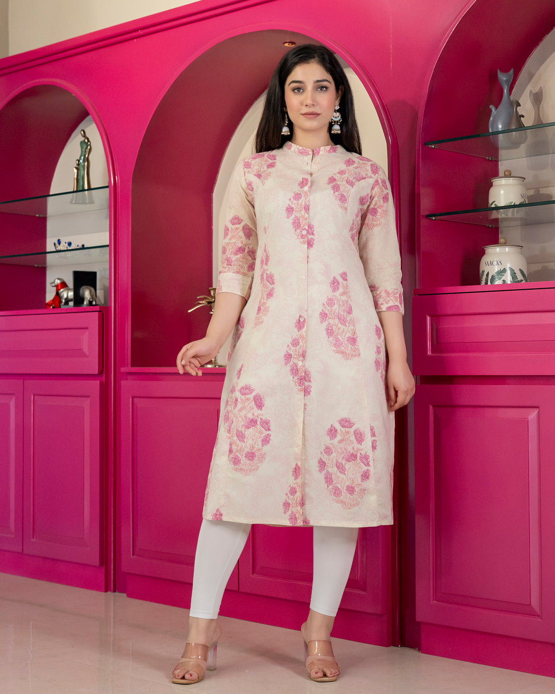 Pallavi Pure Cotton A-Line Kurti