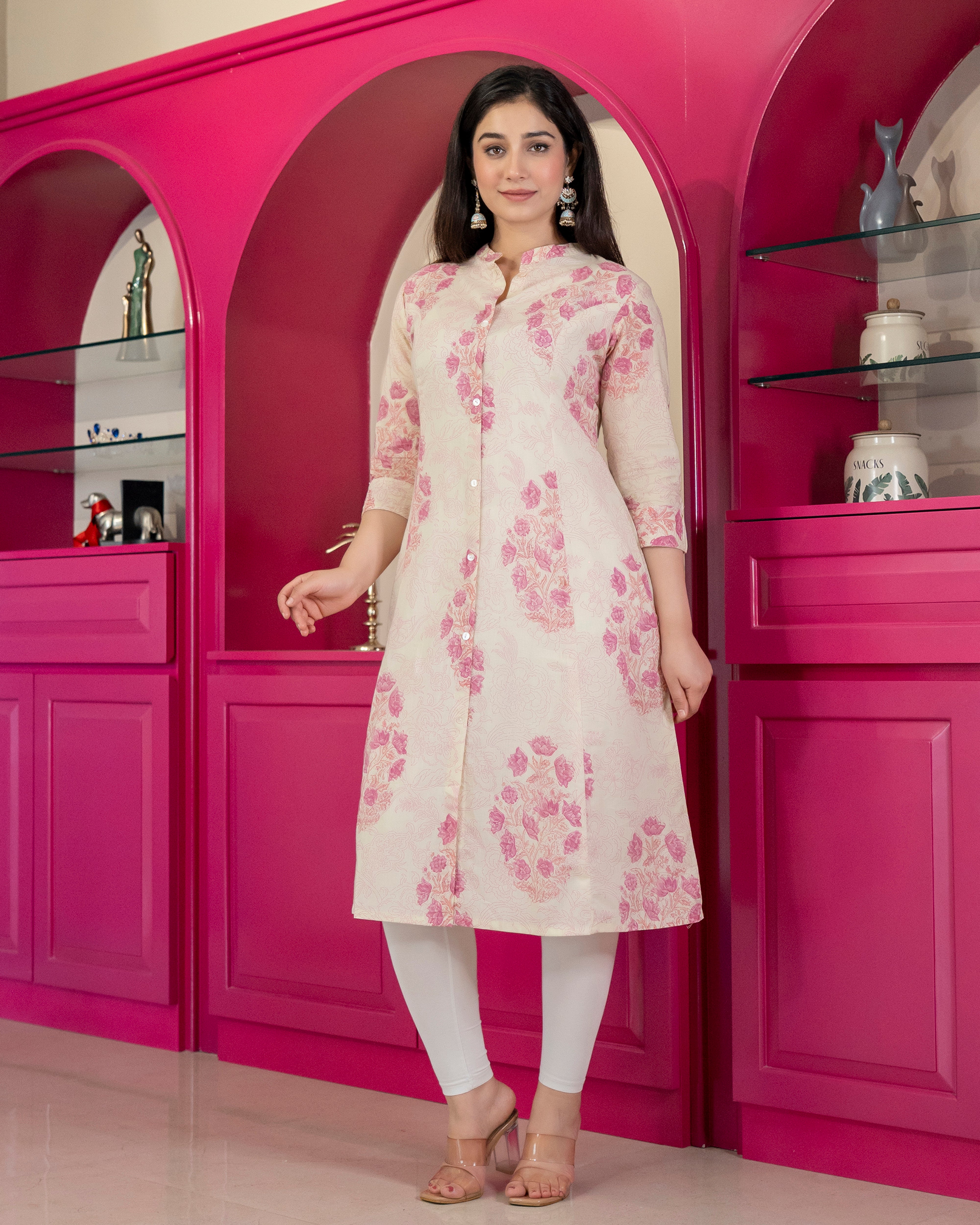 Pallavi Pure Cotton A-Line Kurti