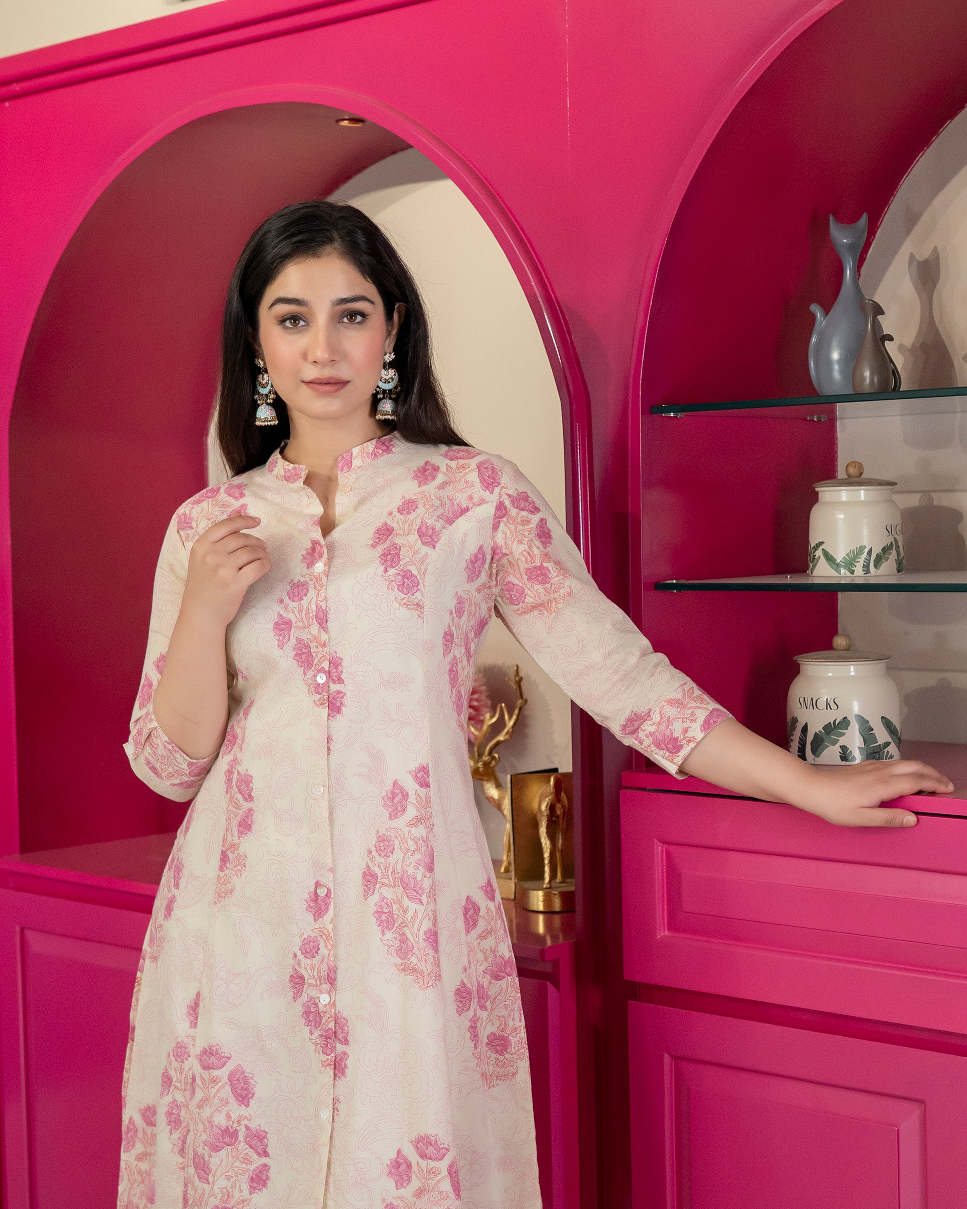 Pallavi Pure Cotton A-Line Kurti