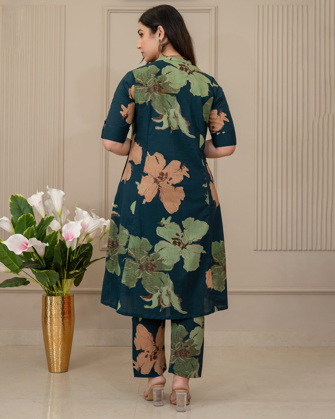 ARANYA LUXE COTTON A-LINE CO-ORD SET