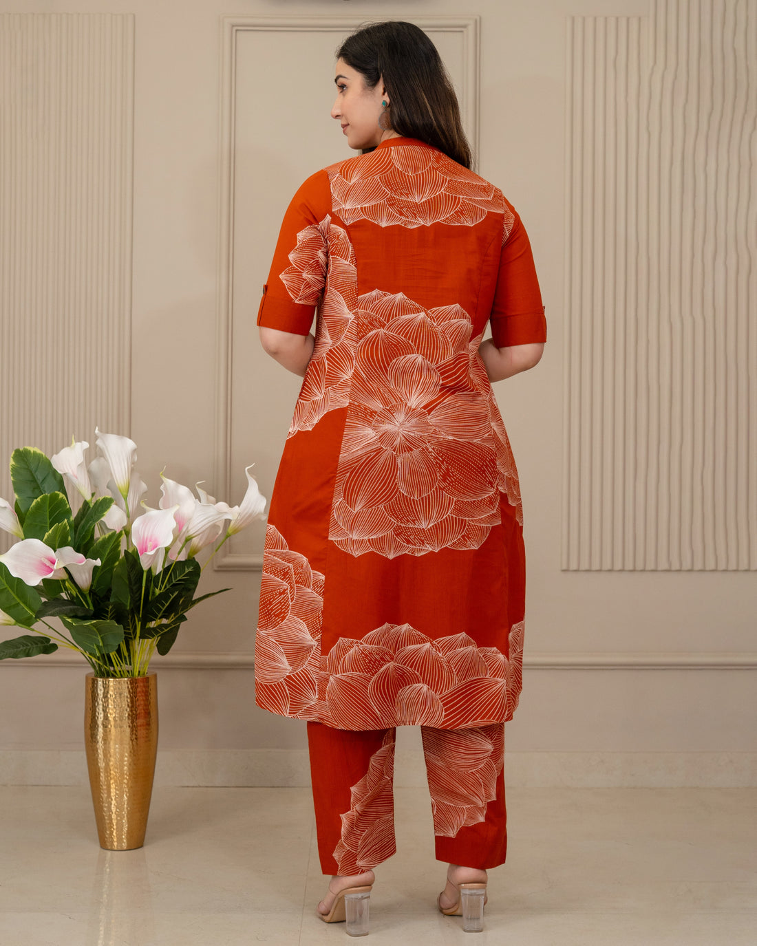 KESARI VANA COTTON A-LINE CO-ORD SET