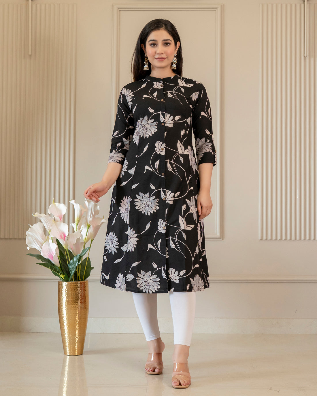 Shyamali Pure Cotton A-Line Kurti